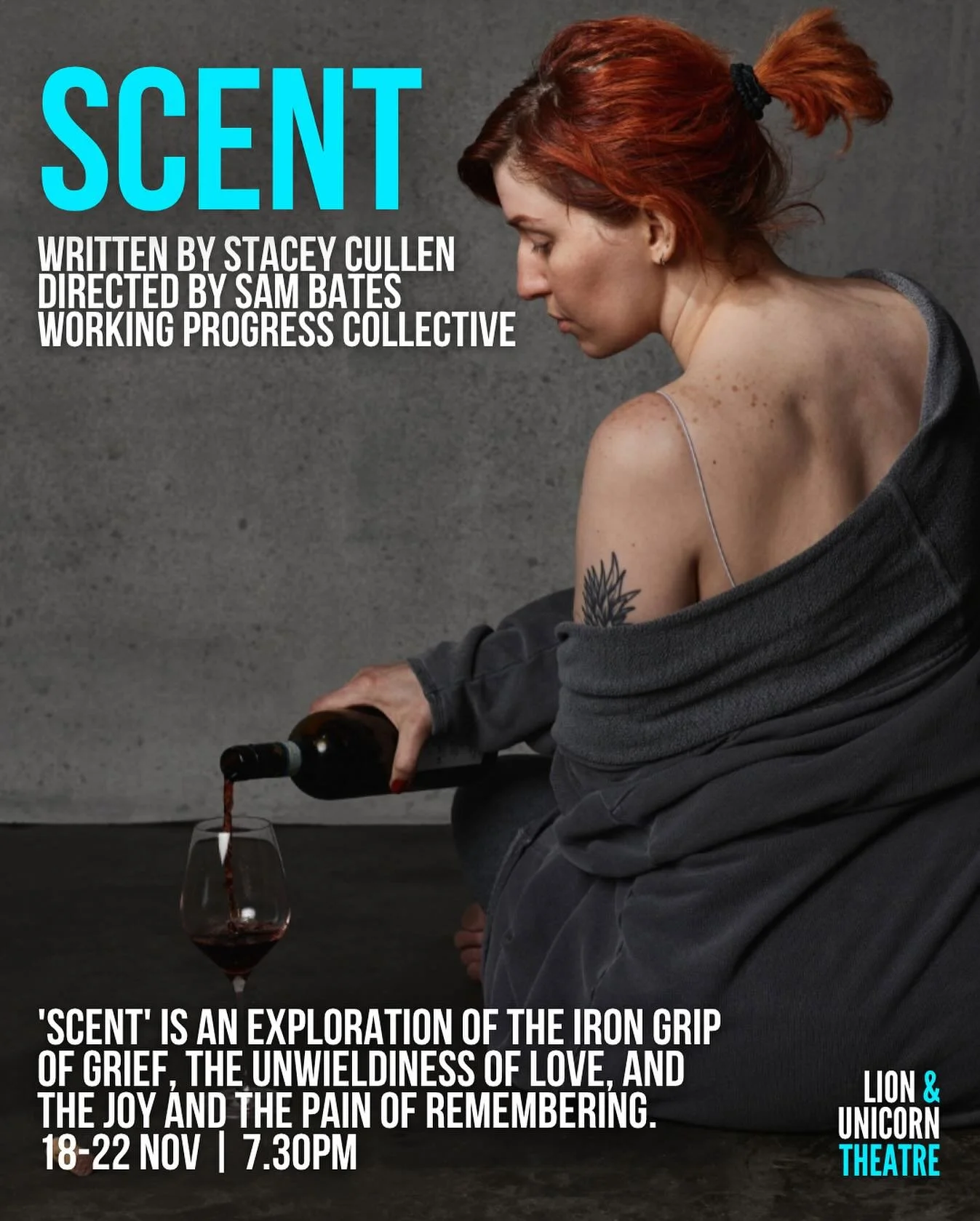🎭 OPENING TONIGHT

Scent from @workingprogresscollective is a tender and unflinching story about the iron grip of grief, the unwieldiness of love, and the joy and pain of remembering.

Jamie was once a talented young sommelier. Now she&rsquo;s stuck