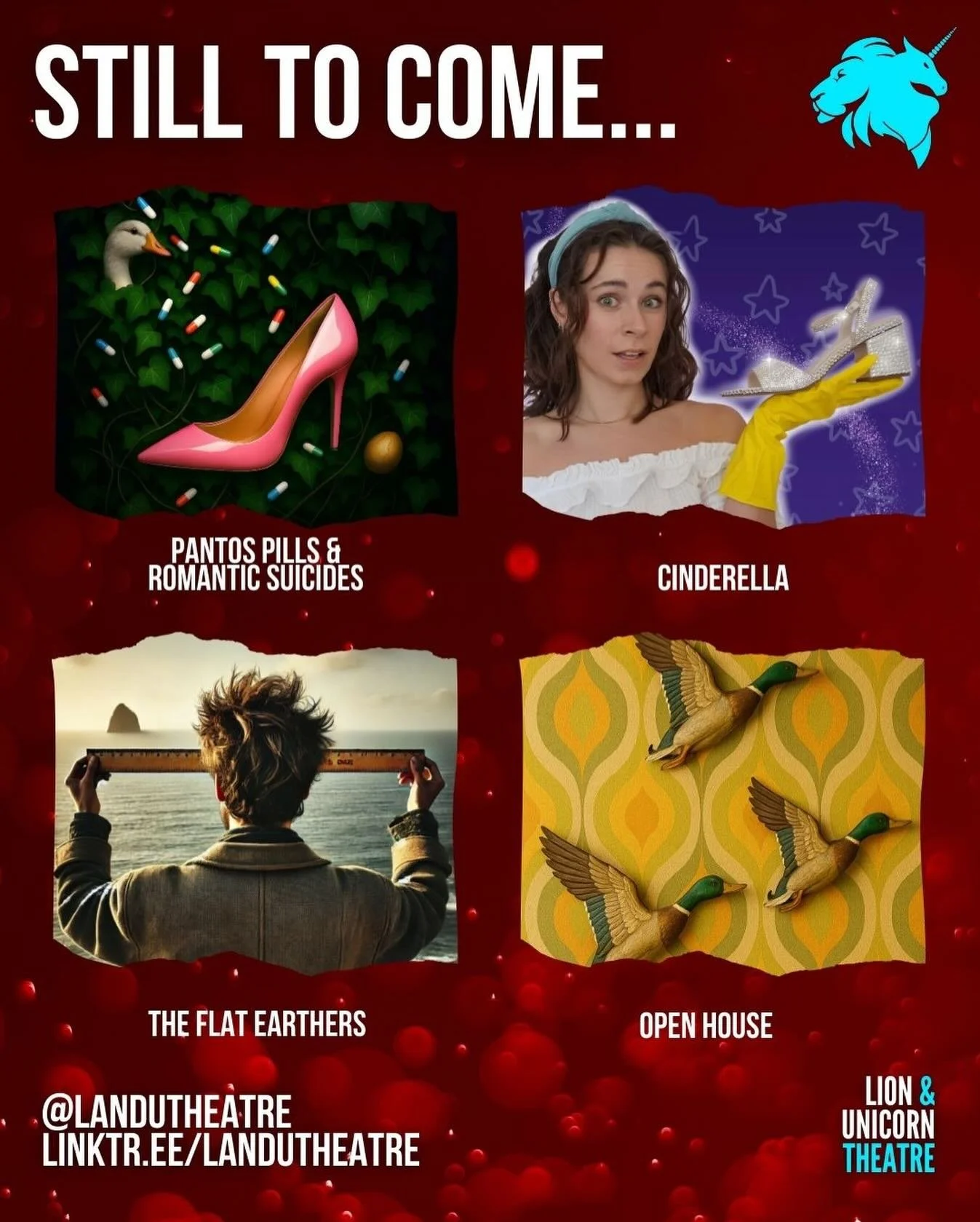 ✨STILL TO COME✨

We&rsquo;re nearly there! We&rsquo;re bringing an epic year to a close with brilliant shows and great theatremakers. With a carefully curated set of fantastic shows coming your way over the next few weeks. New work incoming from: 
 
