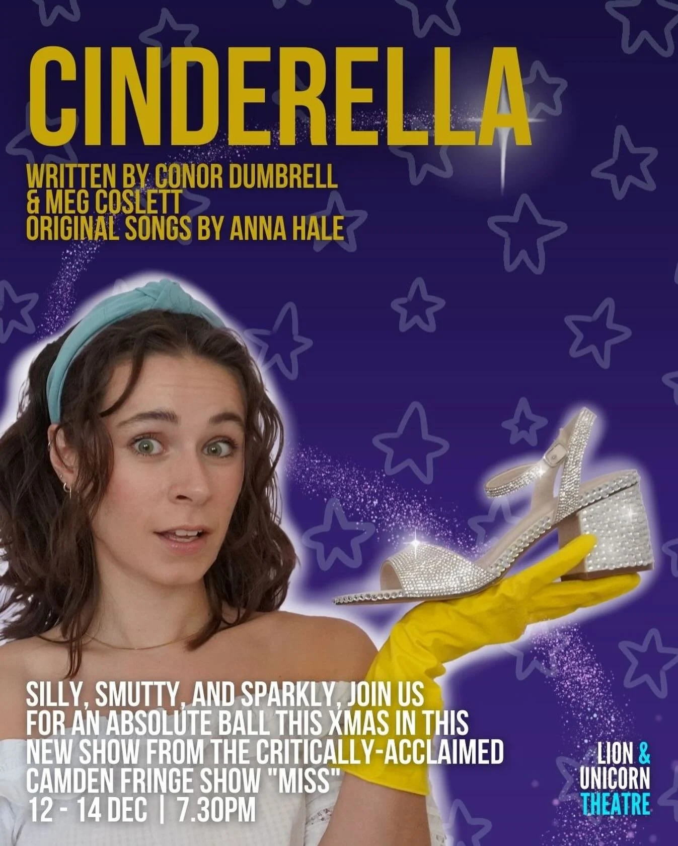 🎭 OPENING NIGHT 🎭

✨ CINDERELLA ✨

Silly, smutty and sparkly, join us for an absolute ball this Christmas in this new show from the critically acclaimed Camden Fringe hit Miss.

Cinderella is FED UP.

She&rsquo;s stuck pulling pints and scrubbing f