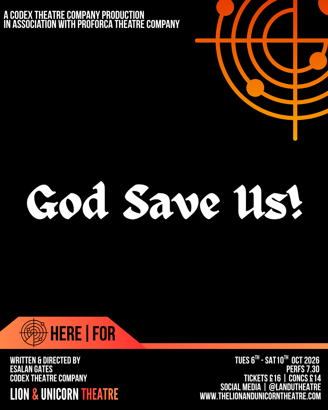 God Save Us (Codex Theatre)