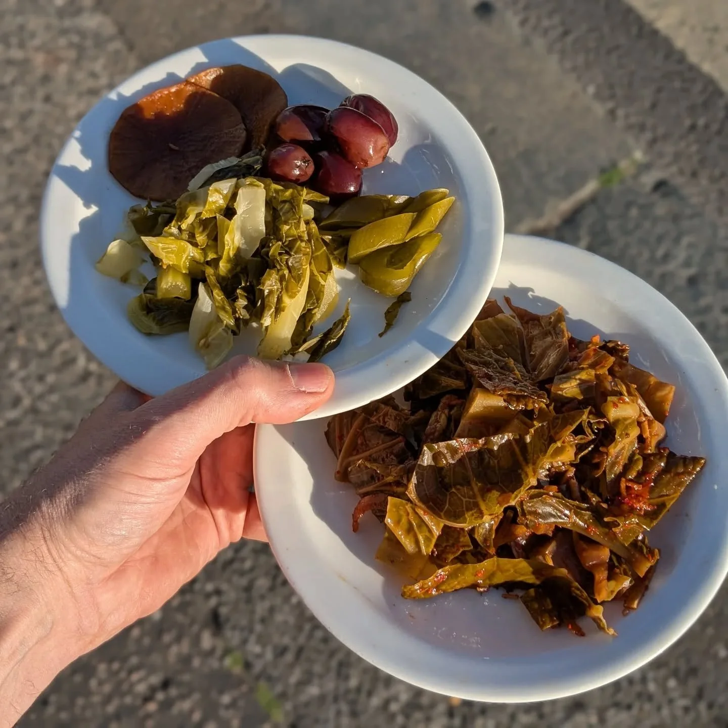 The famous pickle and kimchi sides from @k.kocsis &amp; @aclarevoyant Nose To Tail menu running all weekend.