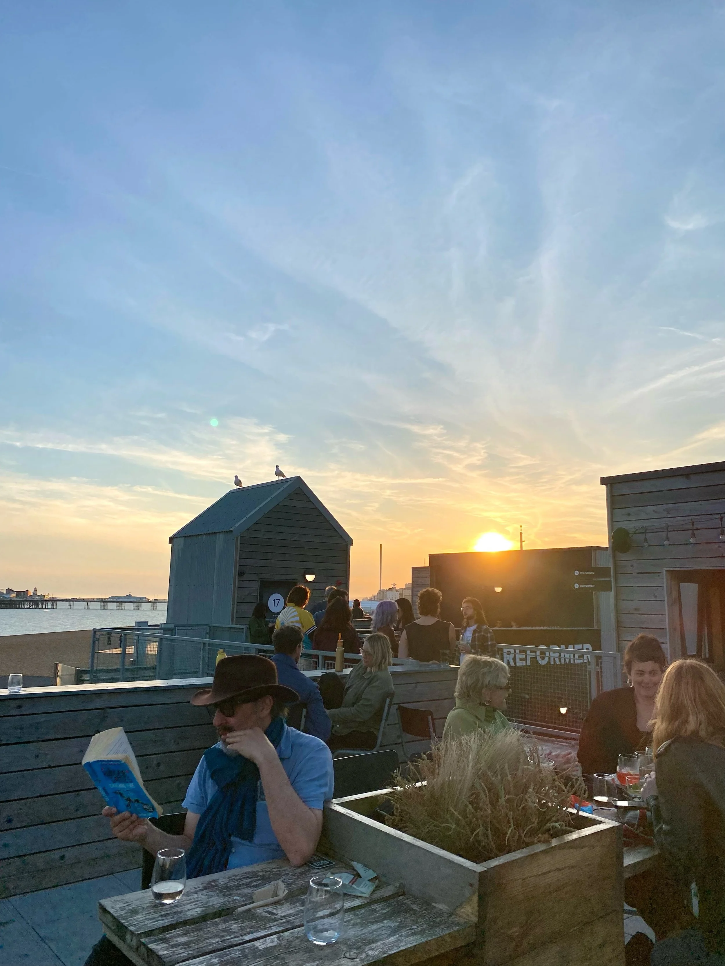 The perfect spot for a glass of wine and a book🍷📚🌅