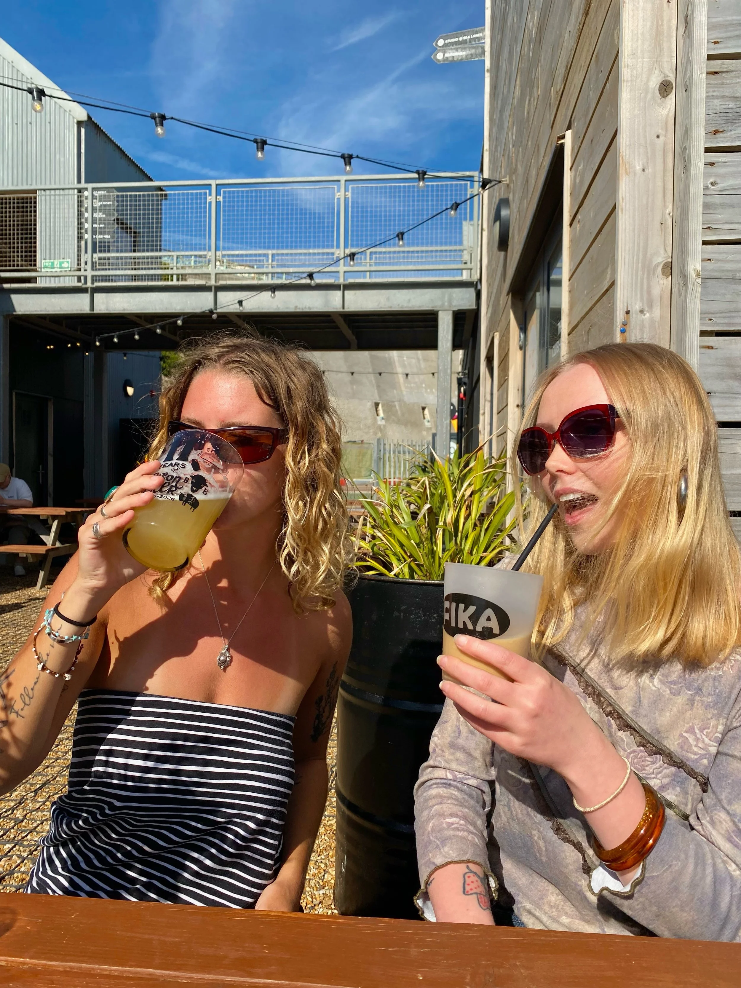 When you want a beer but your friend wants a coffee&hellip; no better spot for it ☕️🍺 @fikasussex