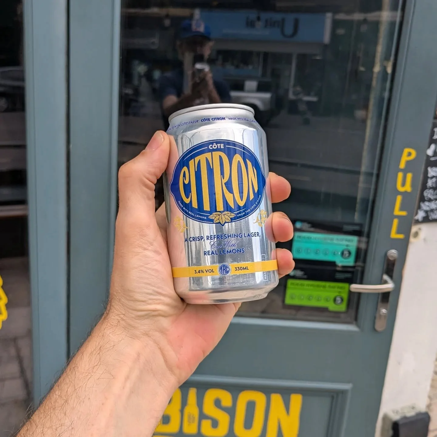 This right here. Refreshing, light, and lively. A slathered in sunscreen sweltering summer holiday in a can from @cote__citron