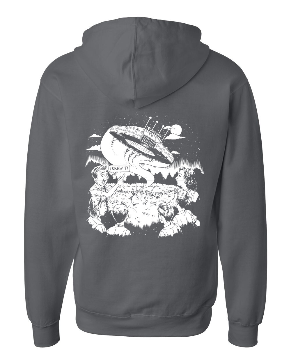 The Cotillion UFO Grey Hoodie
