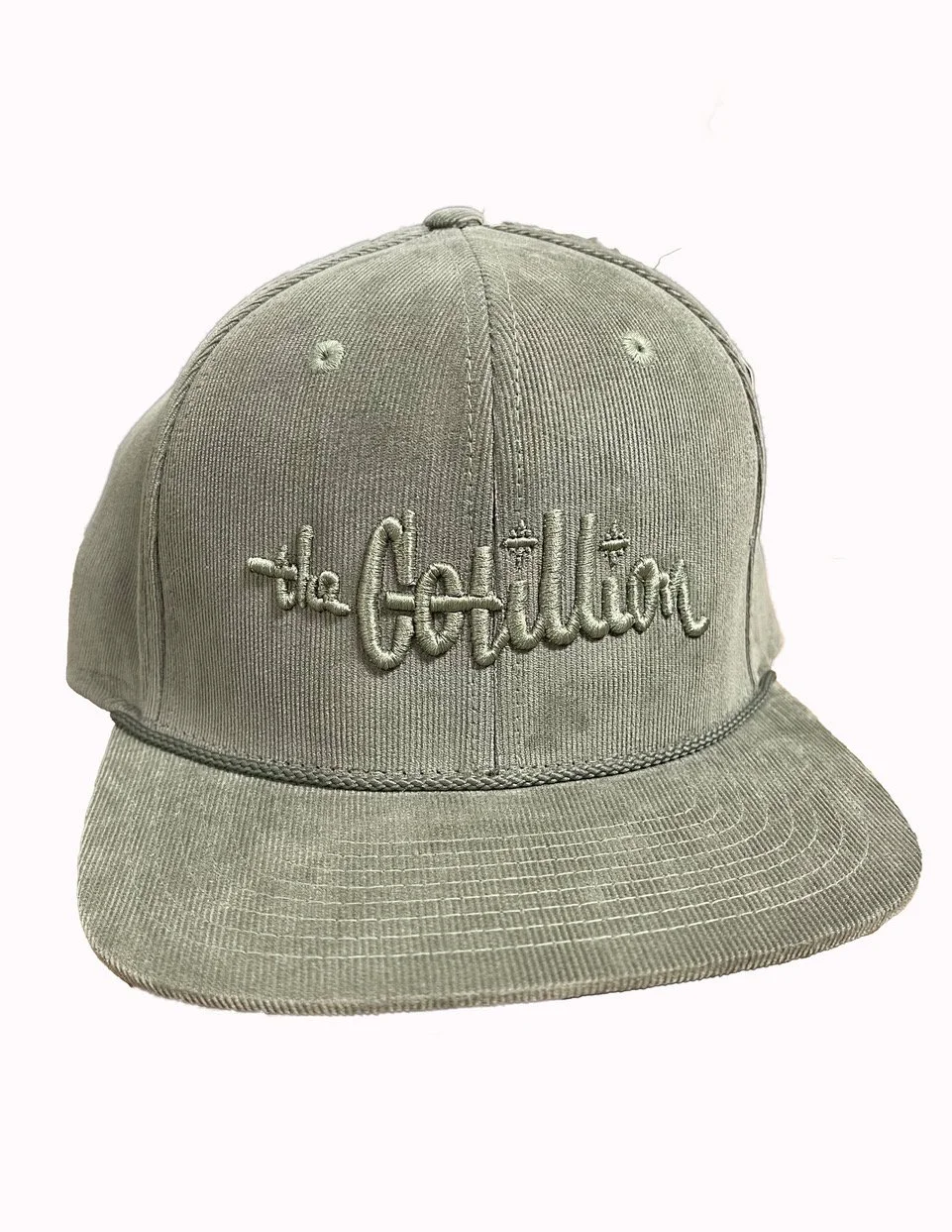 Olive Corduroy Snapback