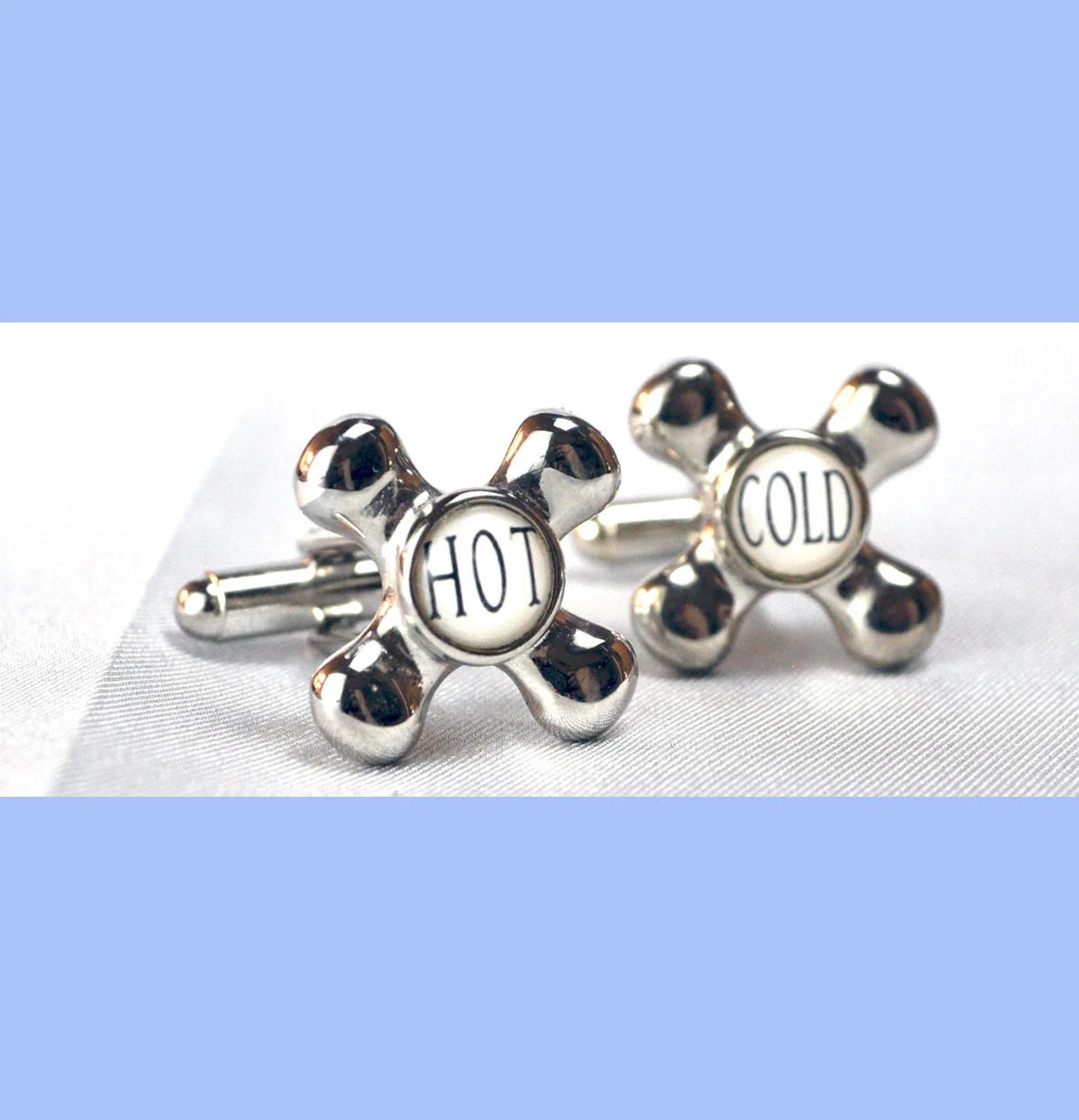 Hot &amp; Cold Cufflinks