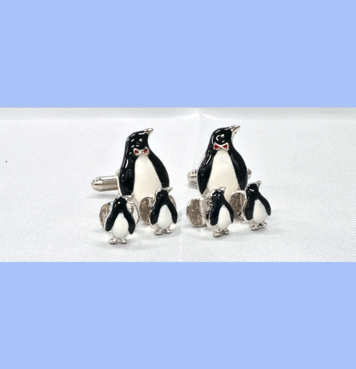 Penguin Cufflink and Studs Set