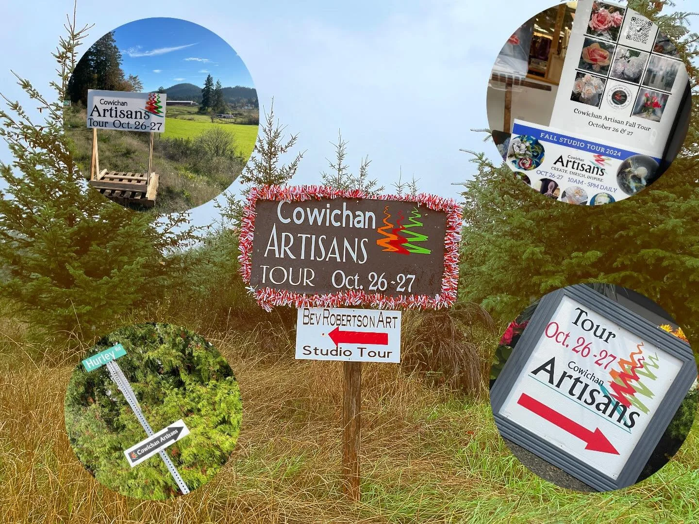 Only 5days now and there are signs everywhere that you should check out this years @cowichan_artisans fall tour .Just go to www.cowichanartisans.com to download load your map and watch for the signs.They are there to lead you tho some of the most int