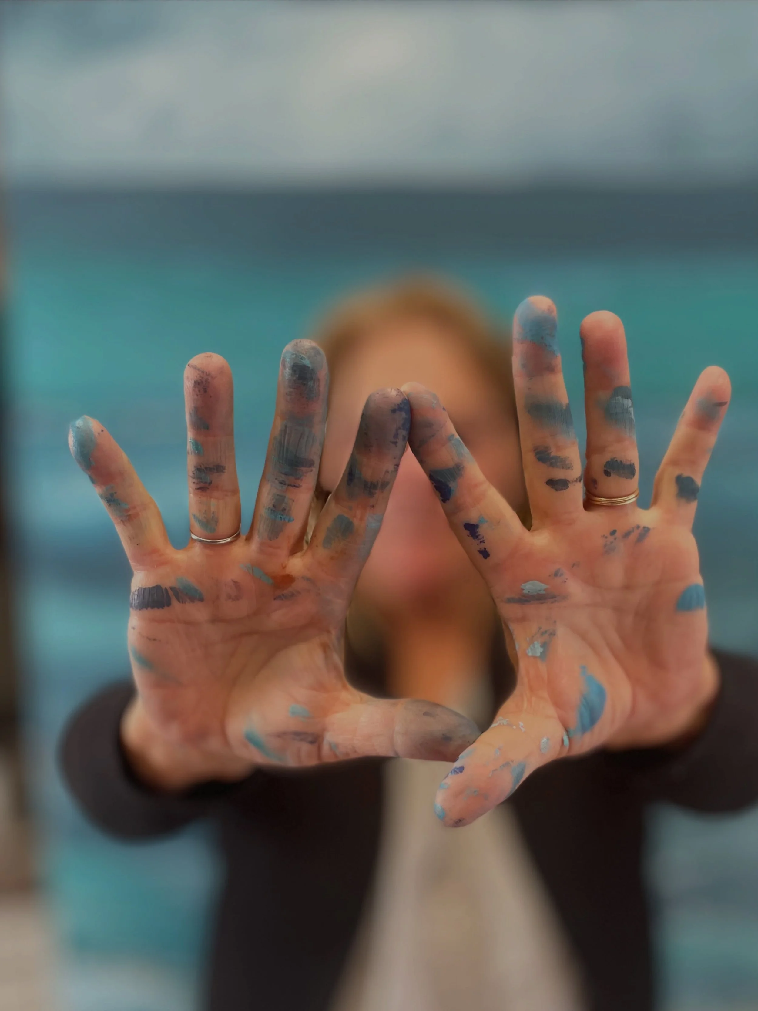 Sometimes you get a little dirty on the way to making something beautiful.