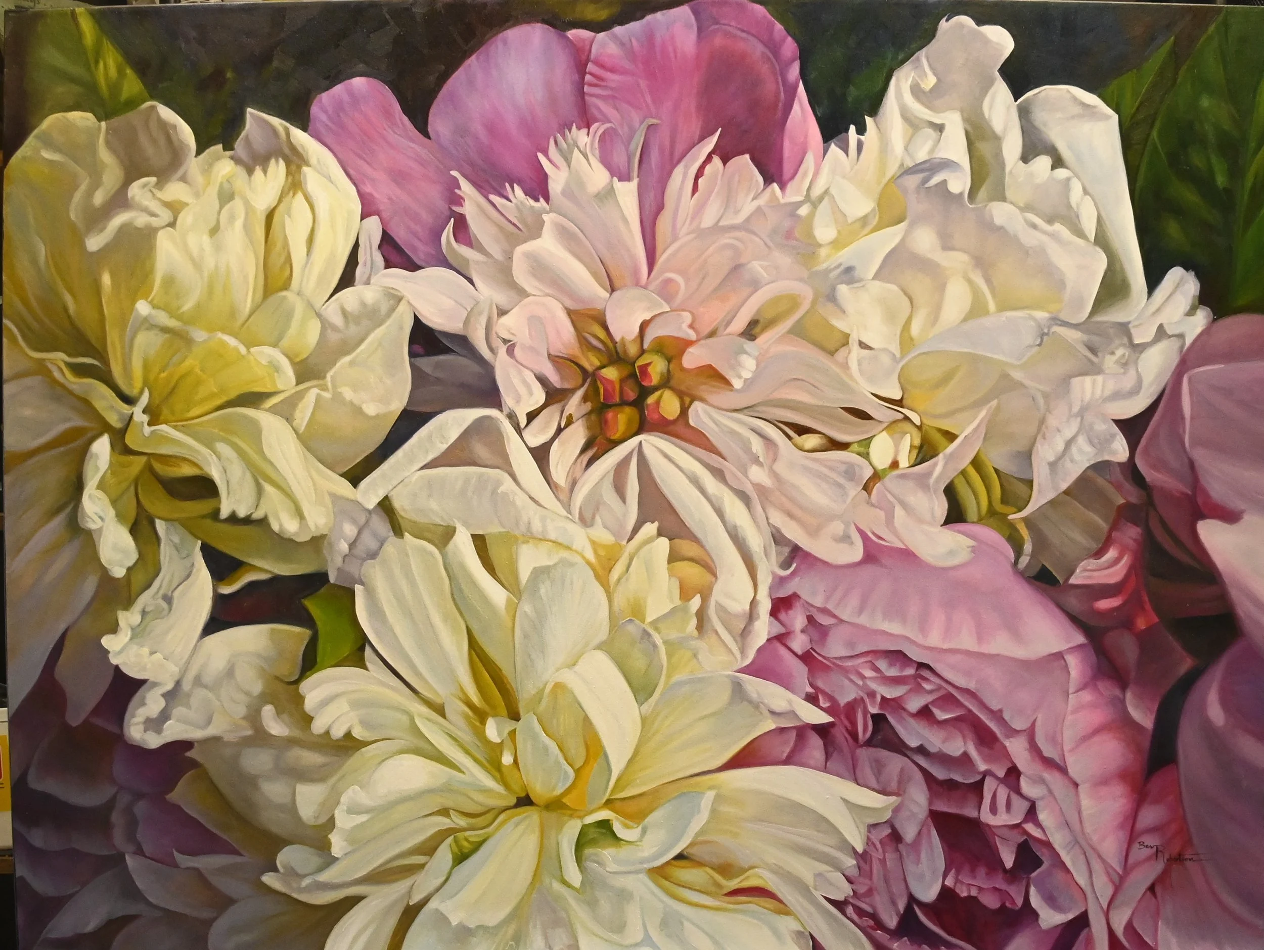 "Harmony 36x48 oil on canvas 2" gallery depth with black painted sides