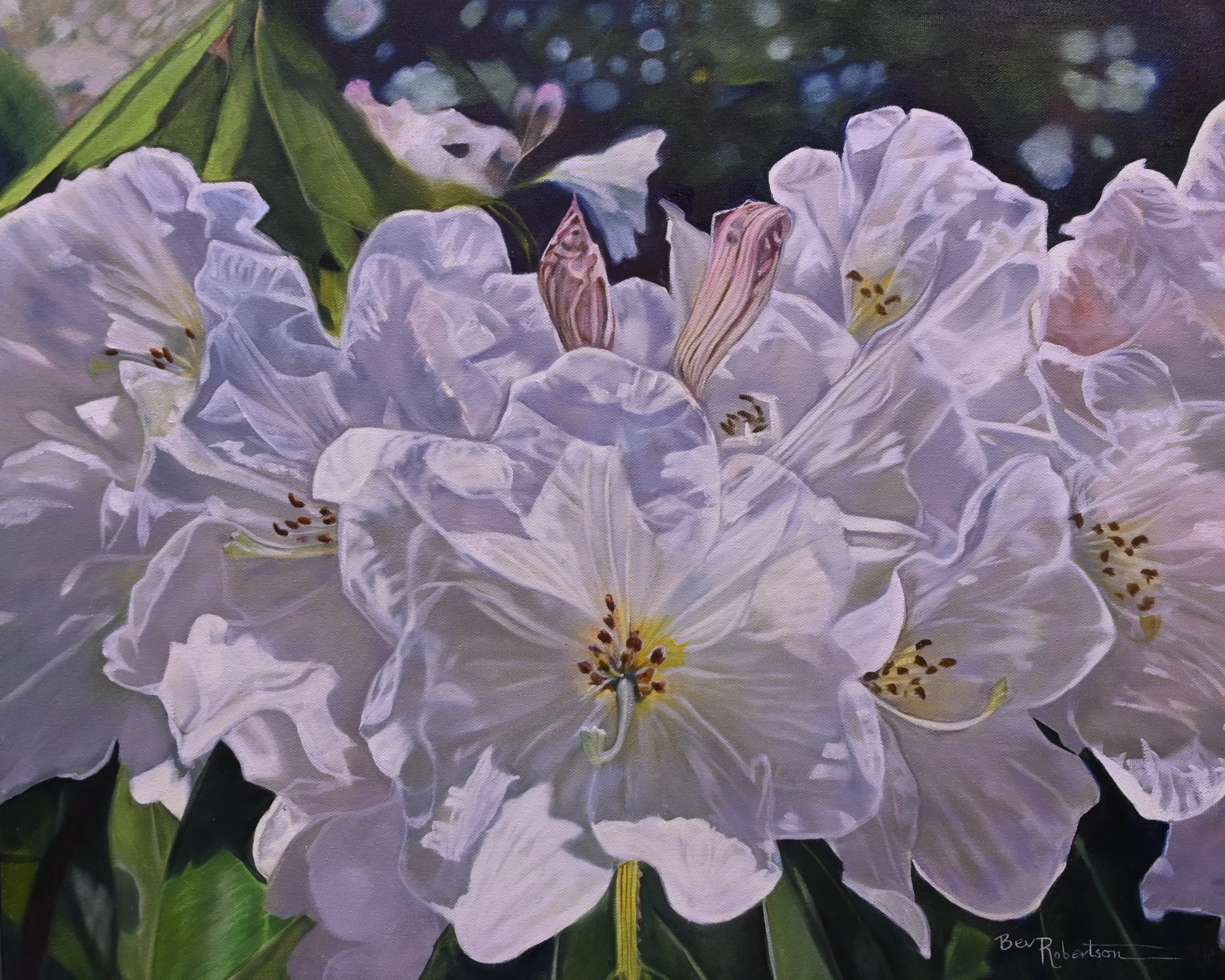 Singing in the Choir  24 x 20 oil on canvas