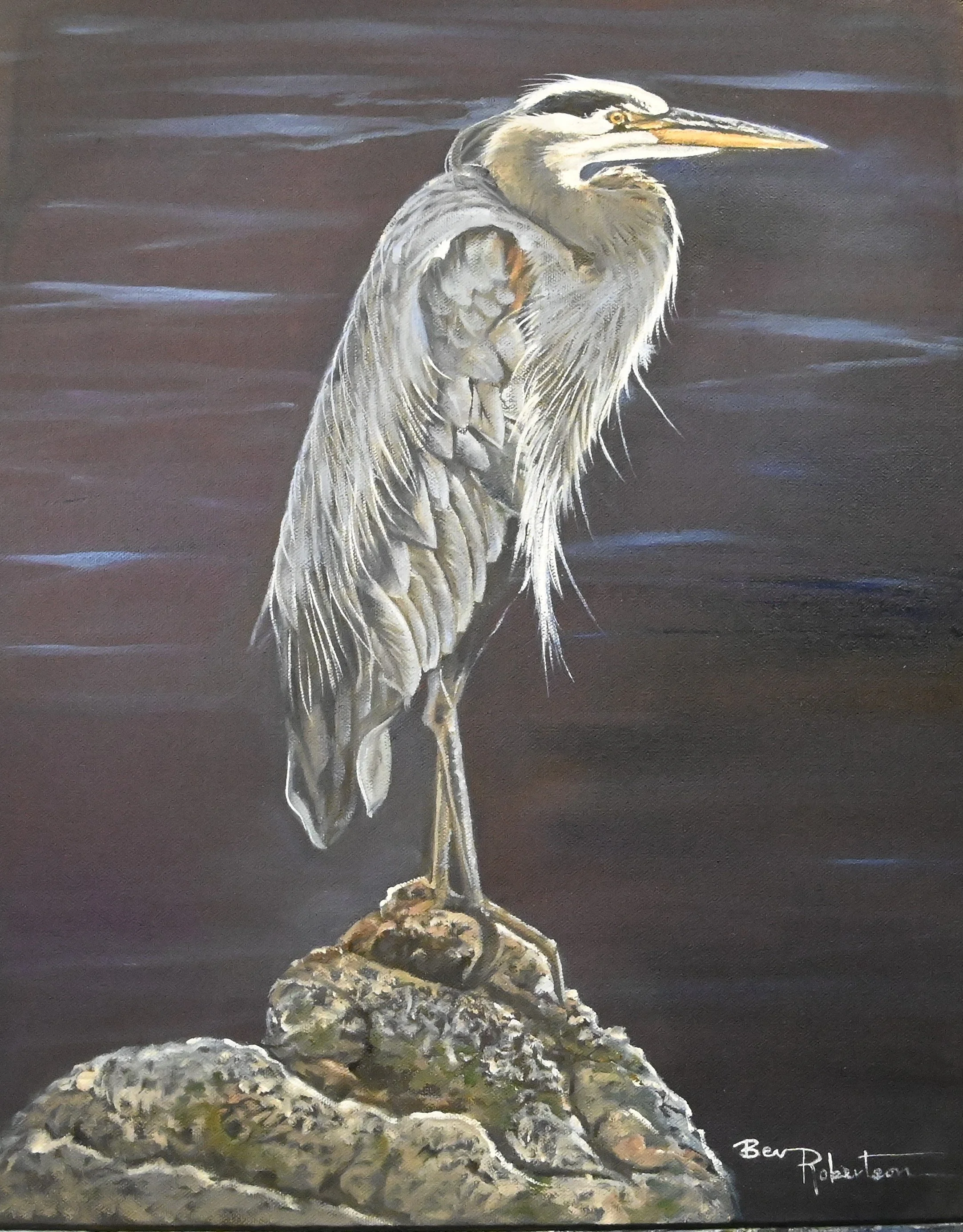 On the Rocks 16 x20 Oil on canvas