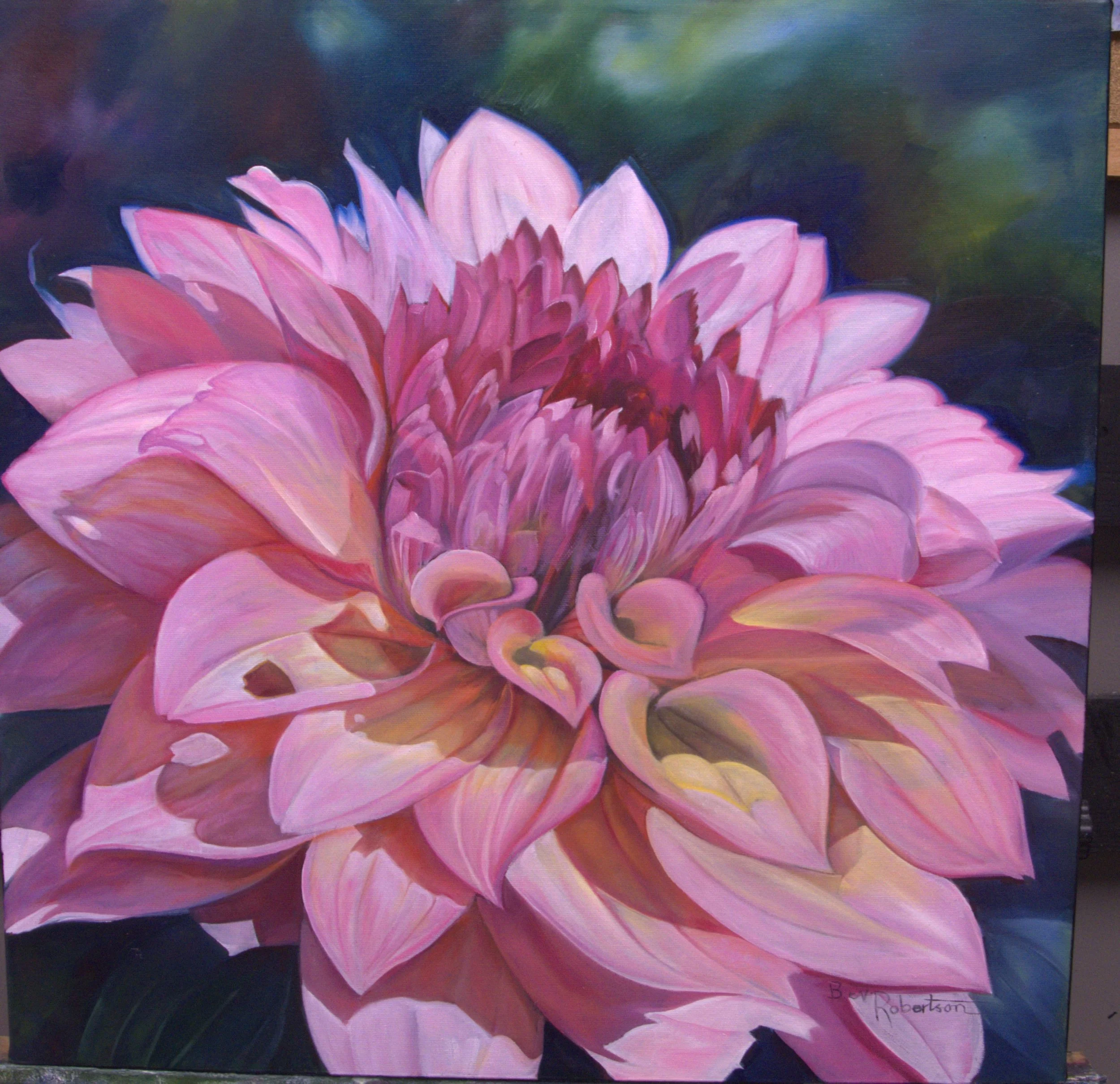 Pink Lady Oil Painting