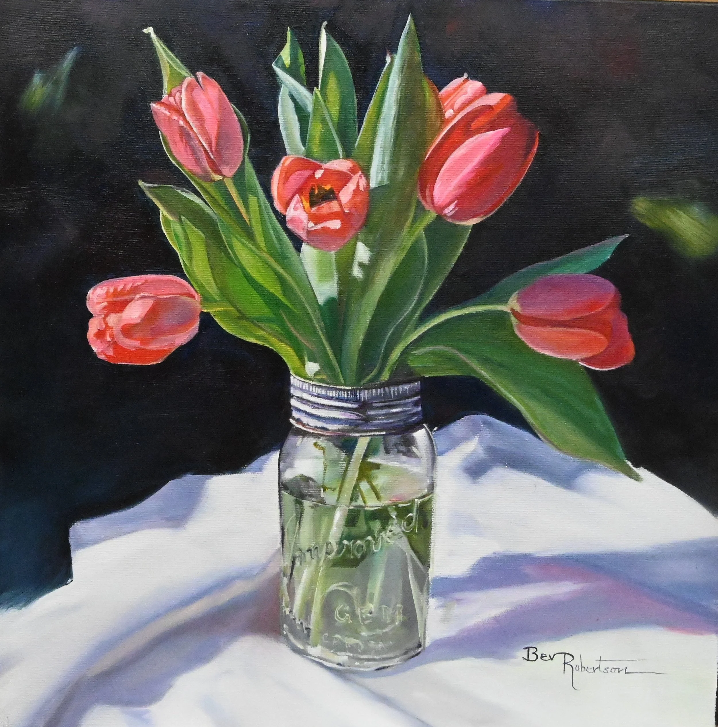 BevrobertsonSpringtime in a jar-oil on canvas.JPG