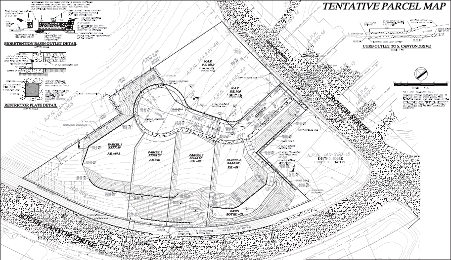 DJR’s Tentative Parcel Map.