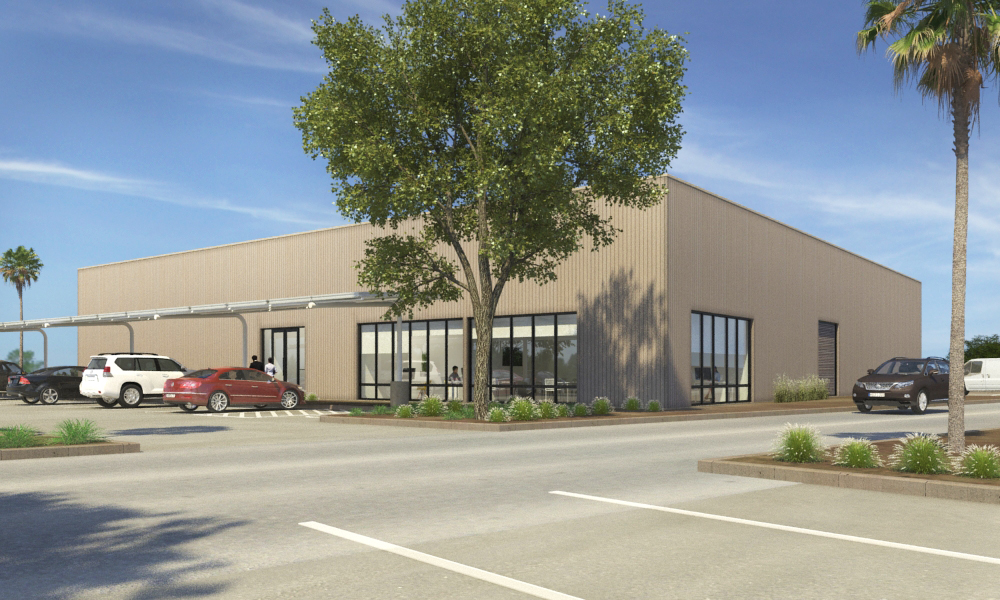  Industrial Building - Ground-up New Development.  (Architect’s rendering.) 