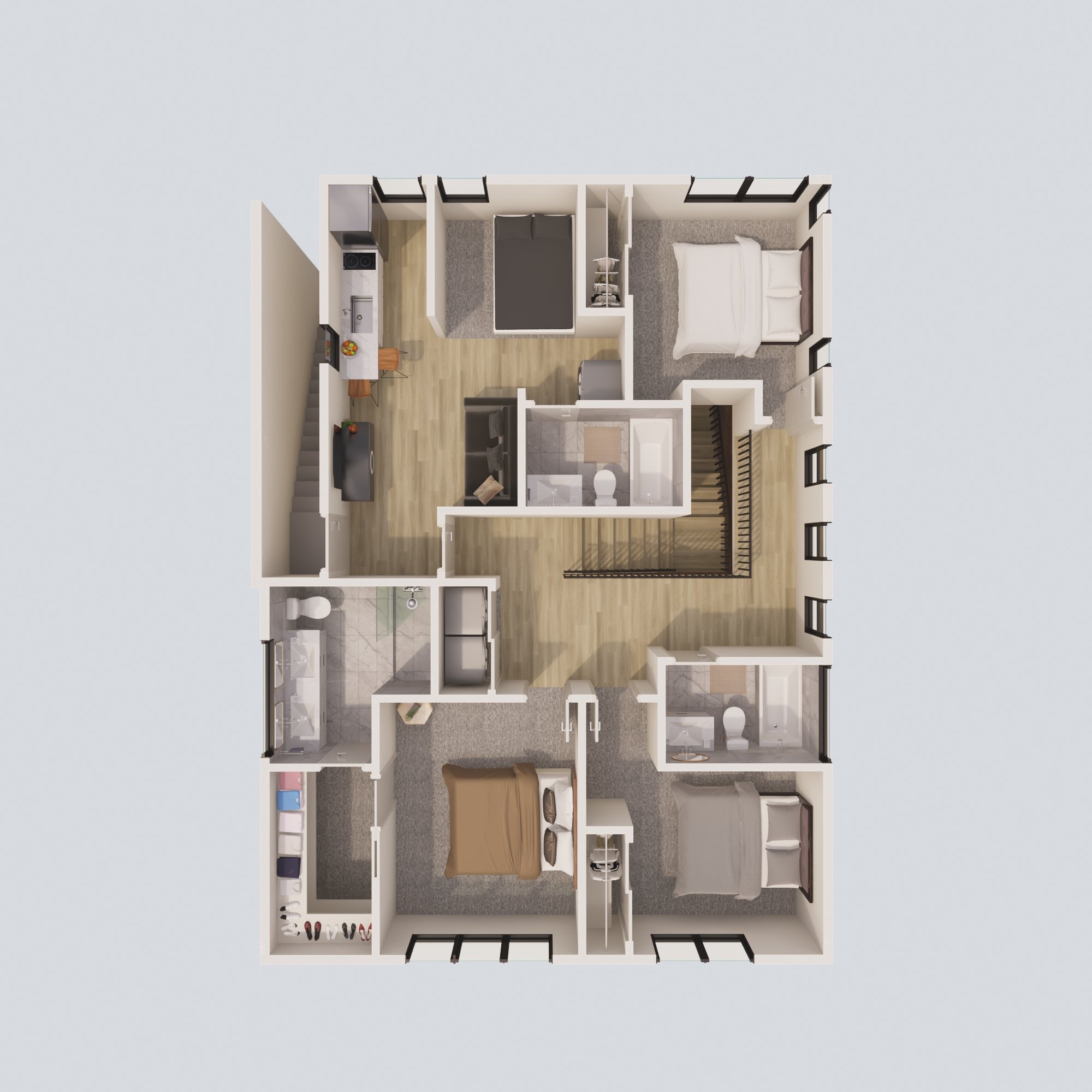 Plan A1 - Second Floor