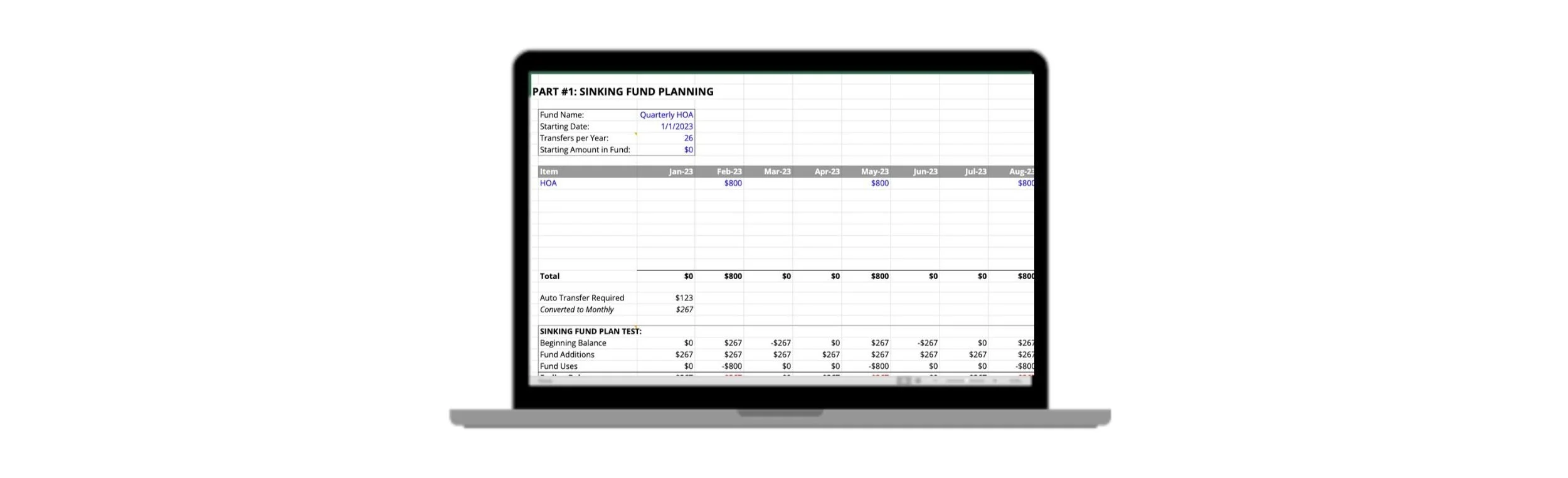 Sinking Fund Tracker The Fiscal Femme Sinking fund tracker the fiscal femme