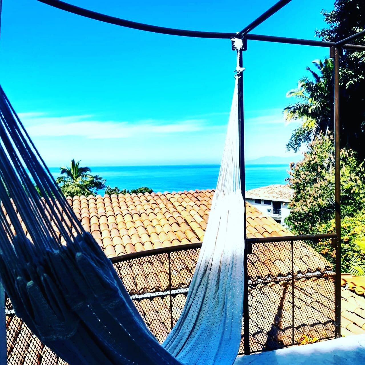 The world needs more hammocks!  Since everyone needs a good nap - we just got new hammocks for every room&rsquo;s patio!  Book your next stay with us and enjoy these views while you take a little siesta!
.
.
.
.
.
.
.
.
.
.#puertovallartamexico #puer