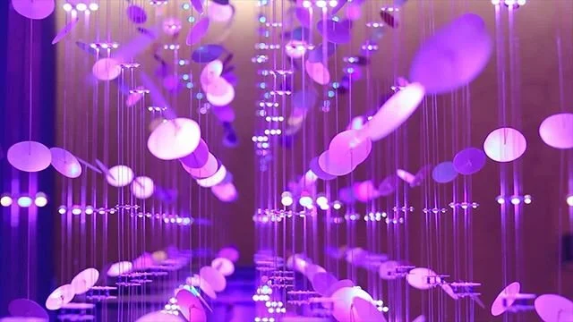 Jason Krugman (b. 1983, Boston, MA) is a light artist working out of New York.  His sculptures often use their physical structure to conduct electricity to the light sources.  He holds two US patents and has numerous permanent LED installations in th