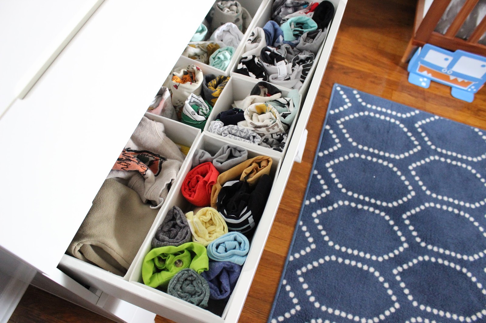 Drawer dividers: Ikea Skubb