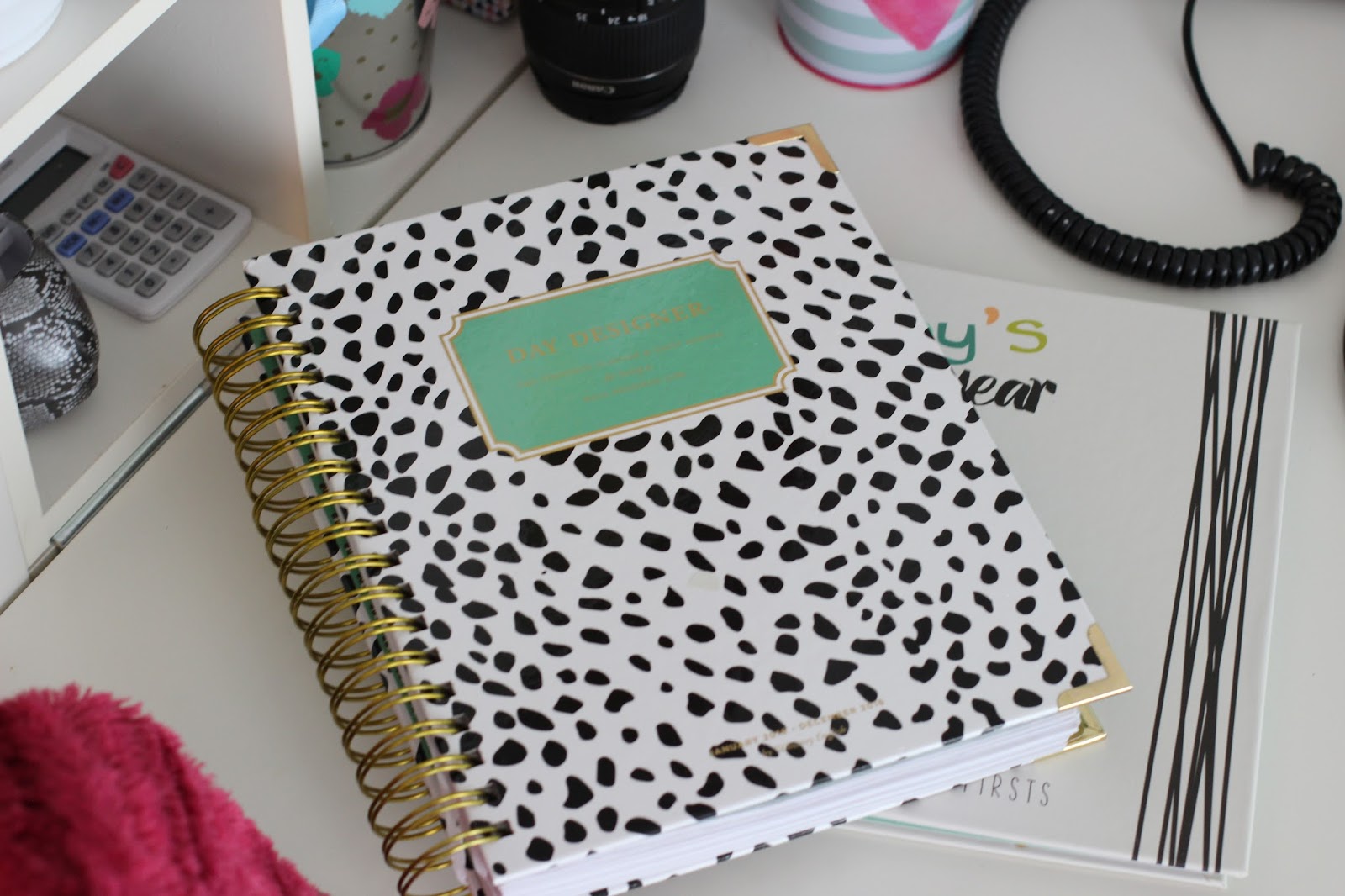 My bible. Cannot live without the Whitney English Day Designer .