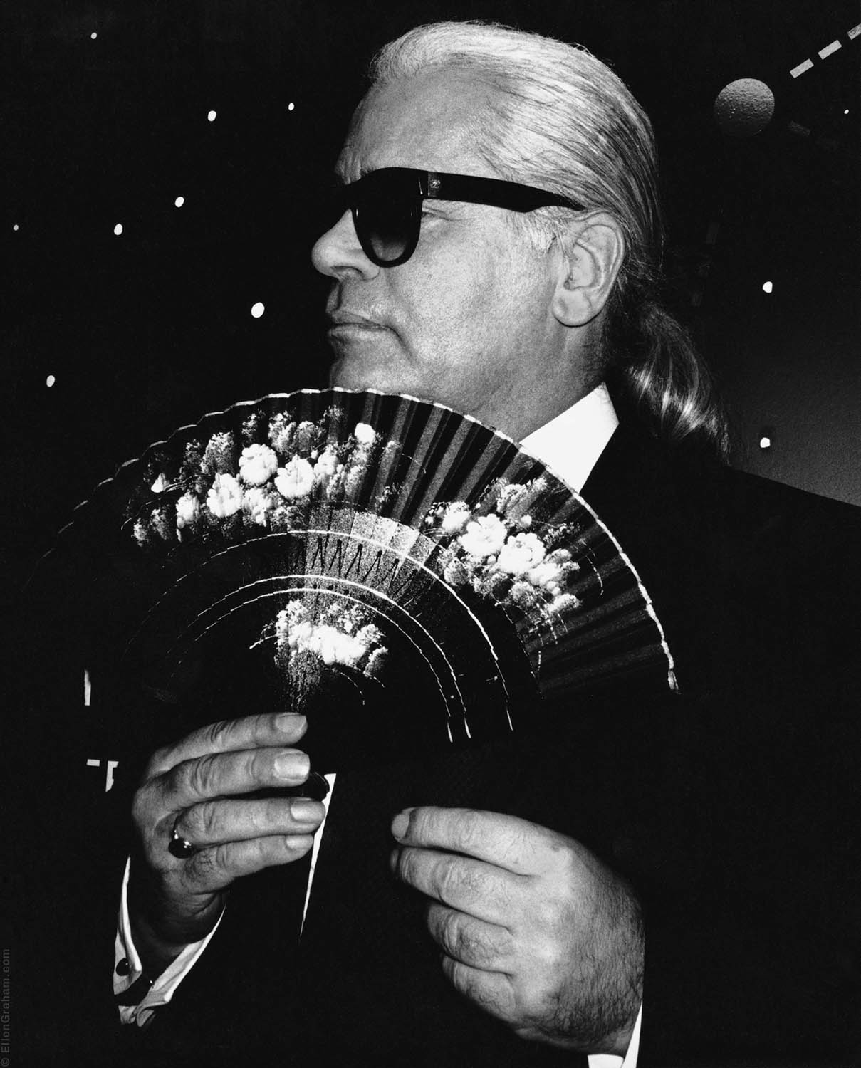 Karl Lagerfeld, Paris, France, 1995