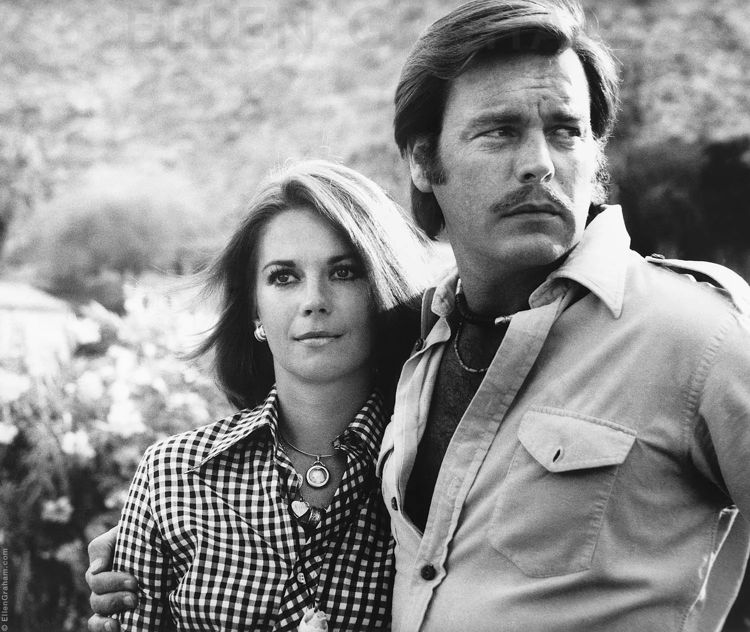 Natalie Wood, Robert Wagner, Palm Springs, CA, 1973