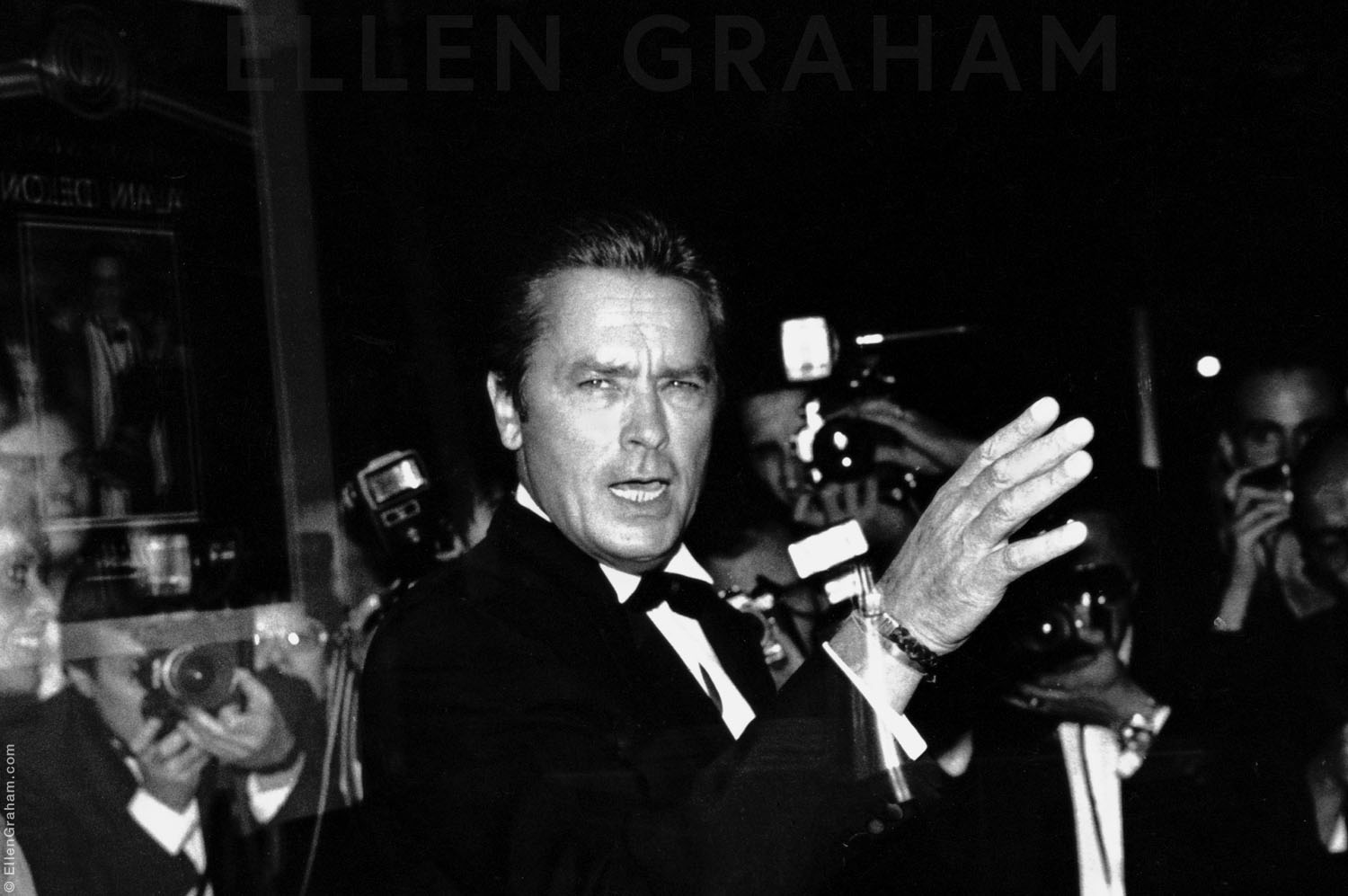 Alain Delon, Paris, France, 1990