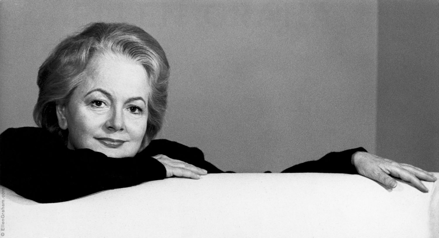 Olivia de Havilland, Beverly Hills, CA 1981