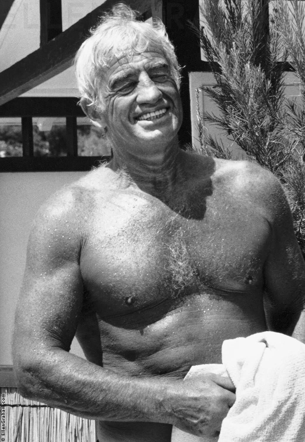 Jean Paul Belmondo, Hotel Du Cap, Cap D'Antibes, France 1990