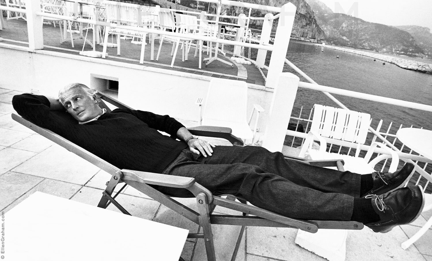 Hubert de Givenchy, Cap D'Antibes, France, 1981