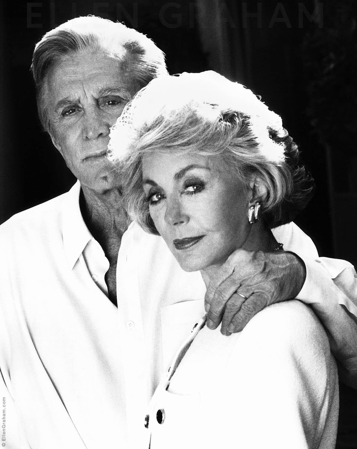 Kirk Douglas, Anne Douglas, Beverly Hills, CA, 1990