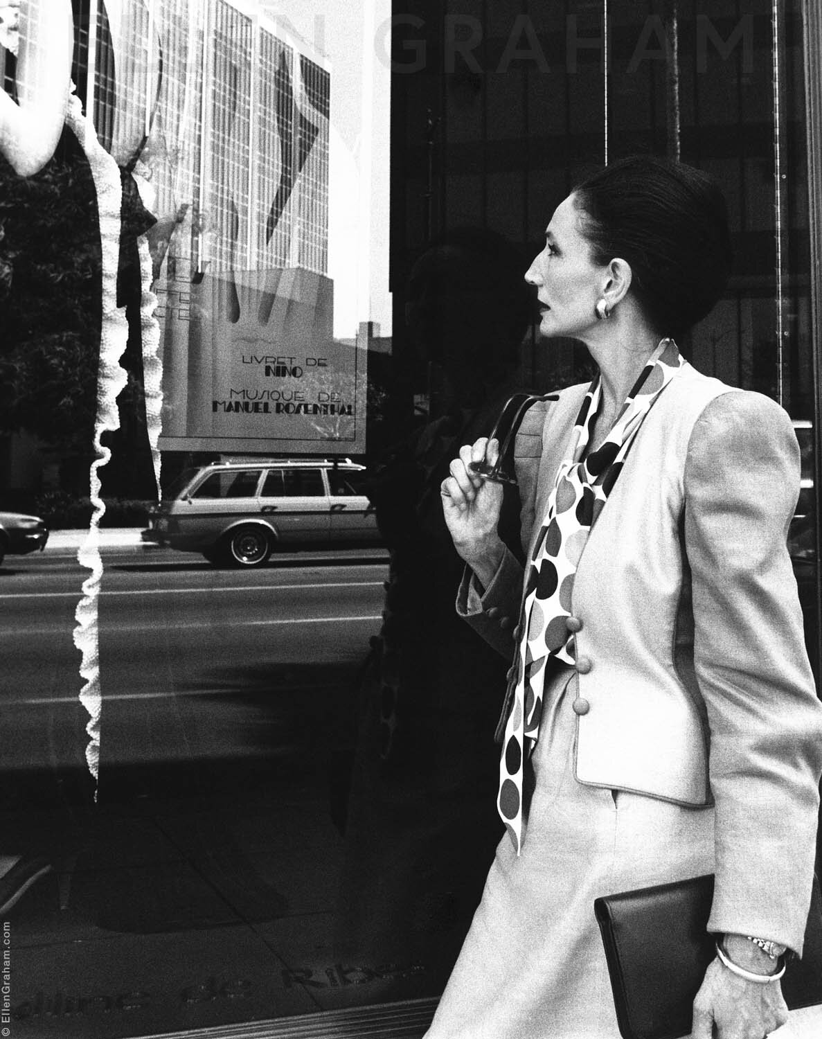 Viscountess, Jacqueline de Ribes, Beverly Hills, CA, 1983