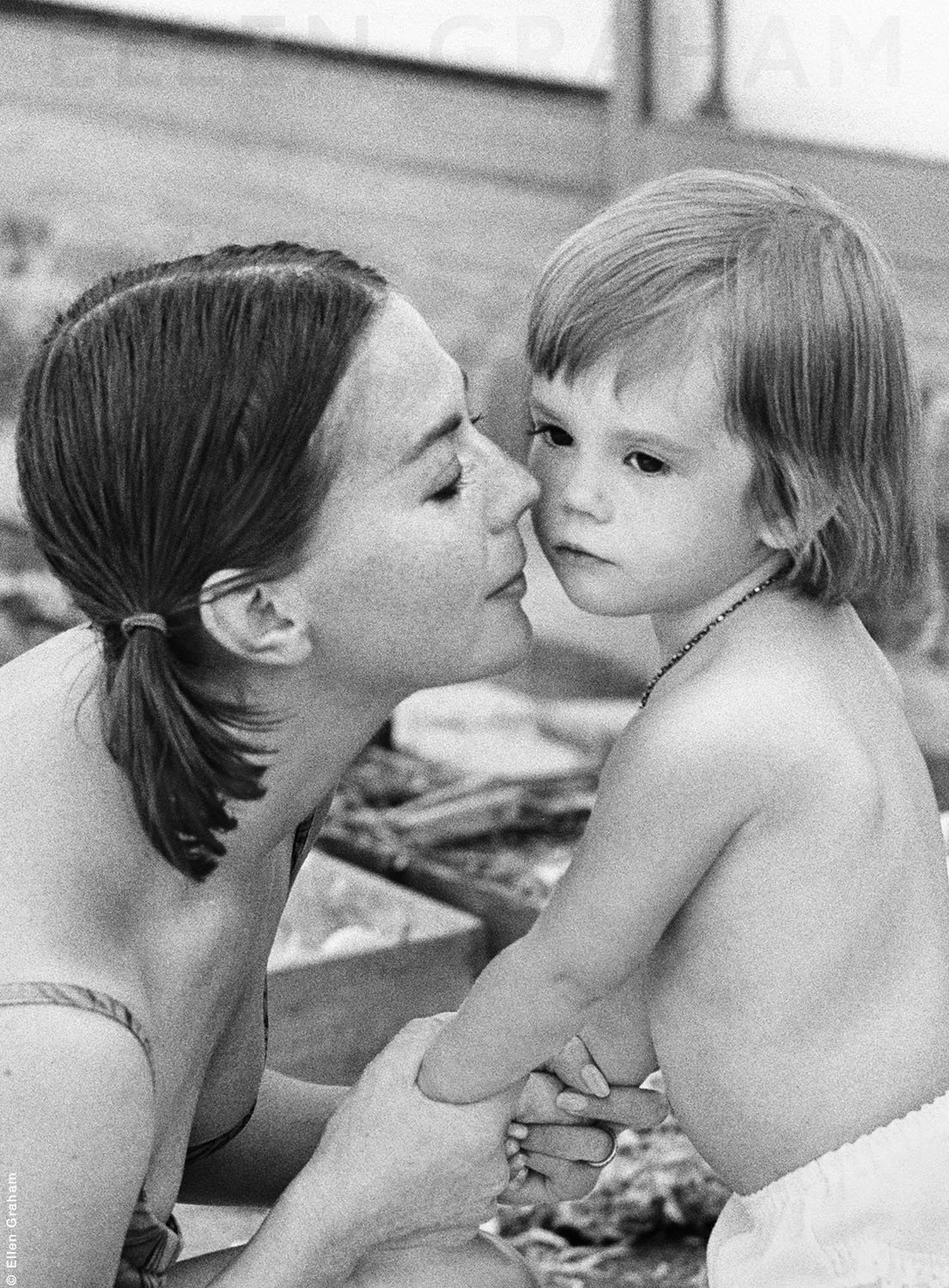 Natalie Wood and Natasha Gregson Wagner, Palm Springs, CA, 1973