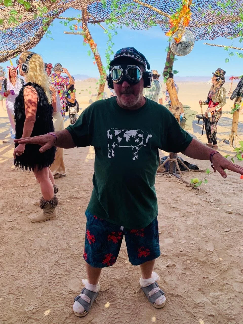 Trevor in South Africa for Afrikaburn