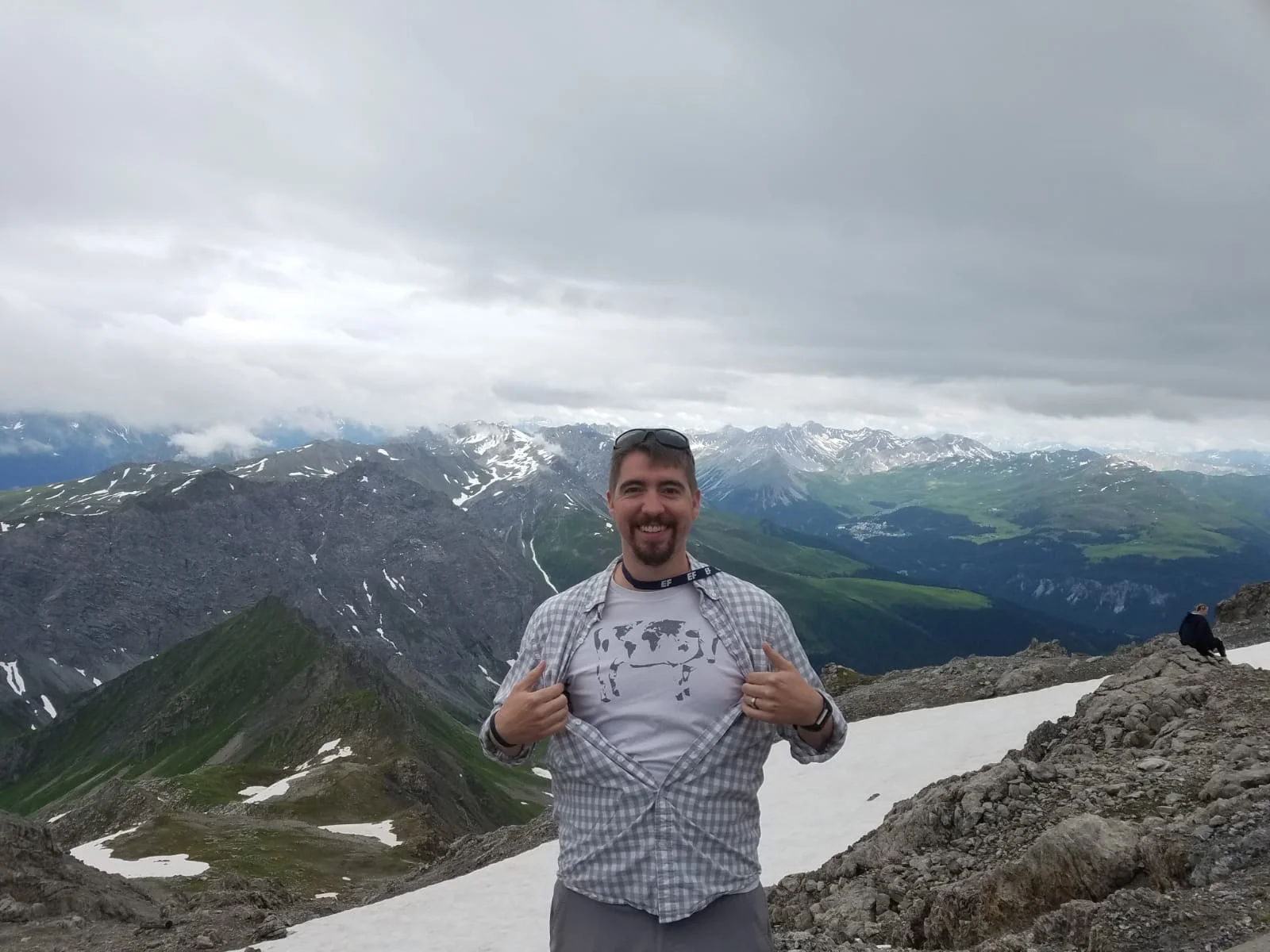 9000 feet up in Davos, Switzerland