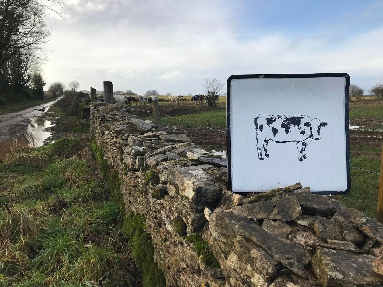 Street art in the Cotswolds, UK by FAWN