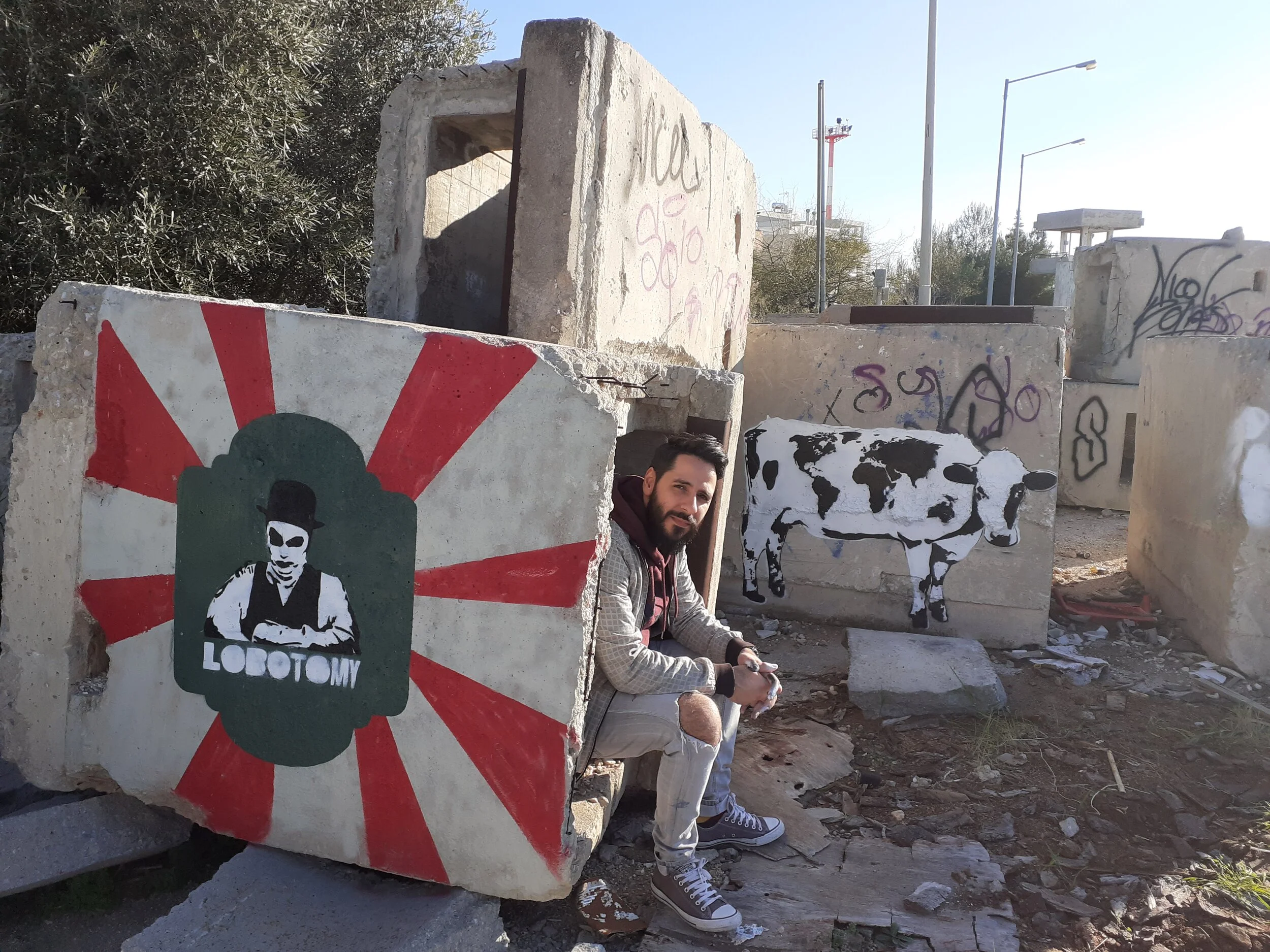 Vagelis of Lobotomy Streetwear in Athens, Greece