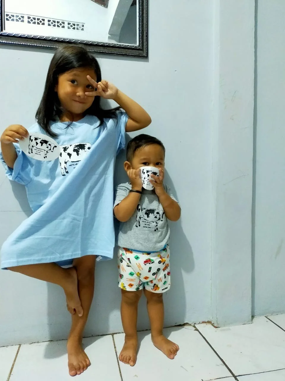 Chia and Saka in Jakarta, Indonesia