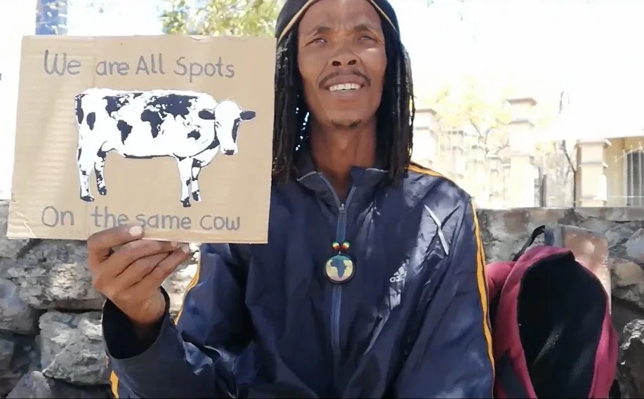 Portrait of a man in Namibia by Leo Atu