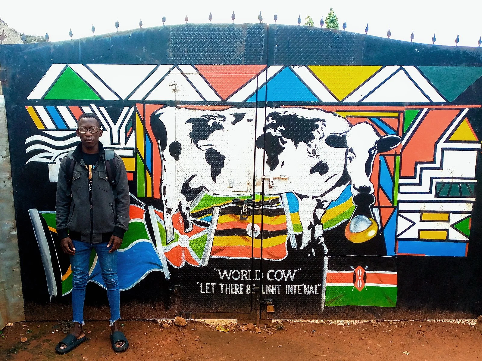 Gabriel with Elseed Art Foundation in Kampala, Uganda