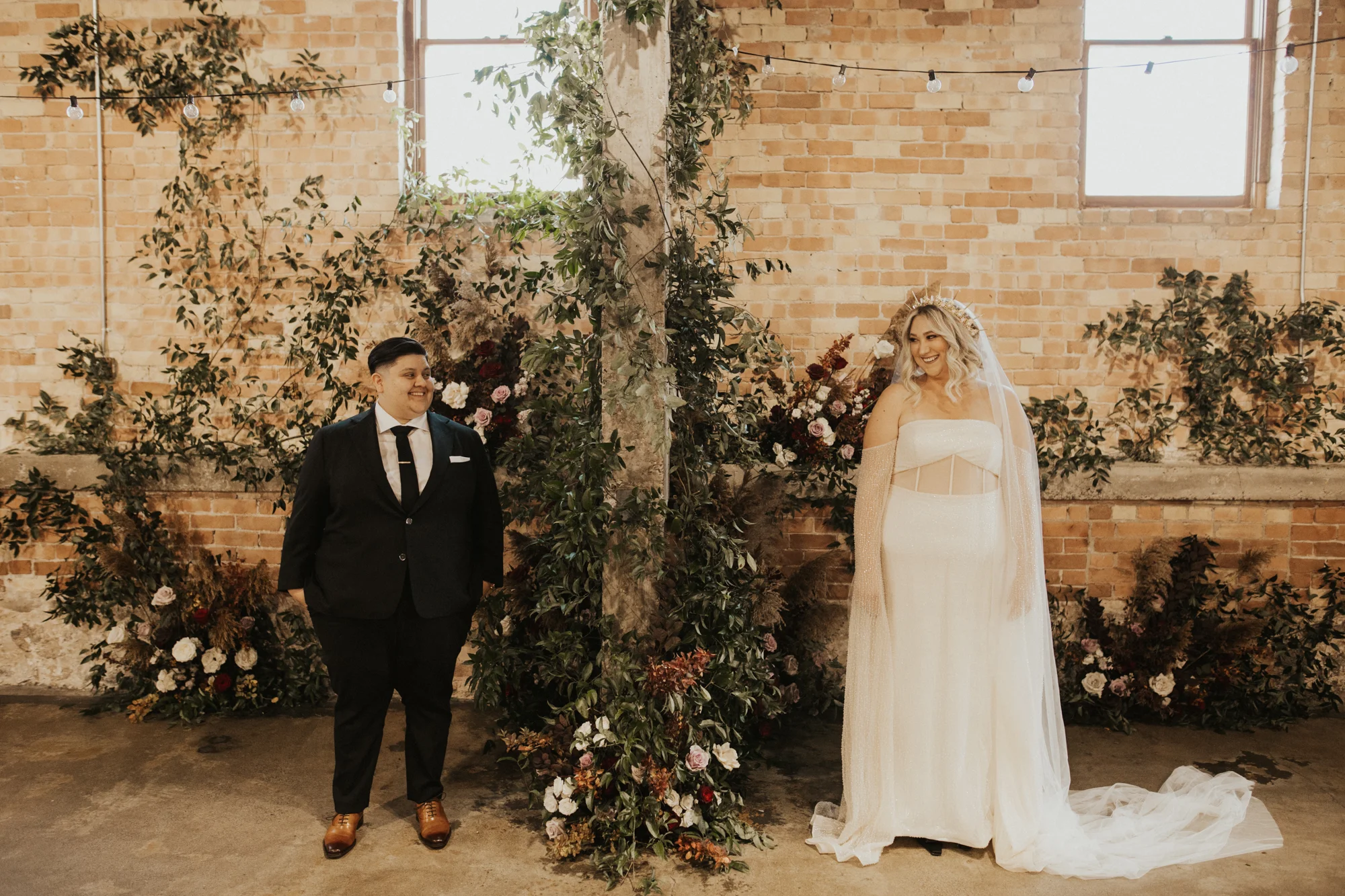 LGBTQ Industrial Warehouse Wedding