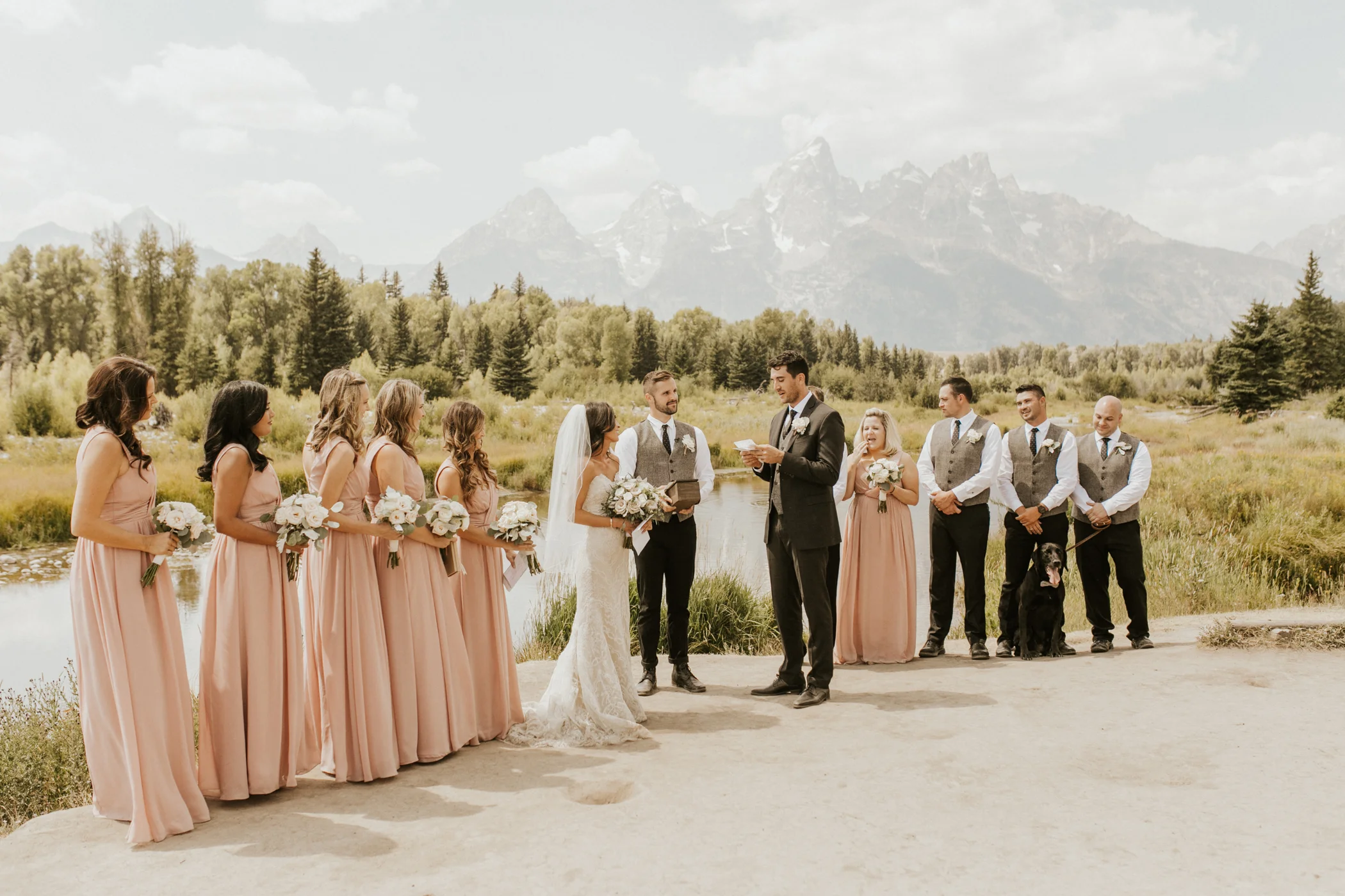 Schwabacher Landing Wyoming Elopement