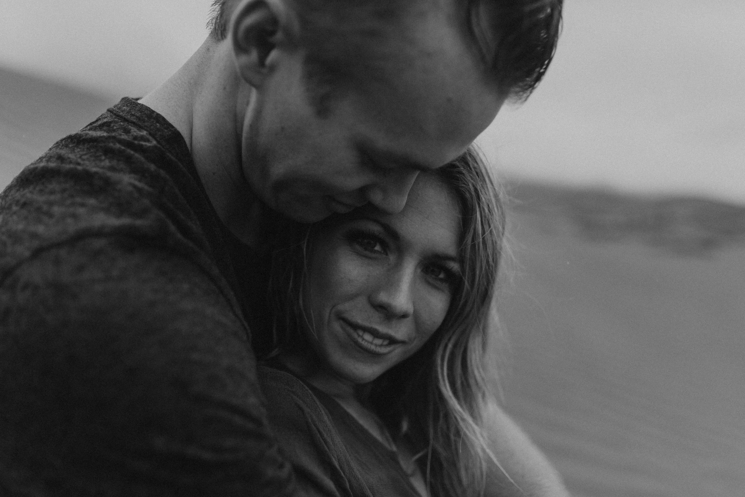 sand dune engagement session
