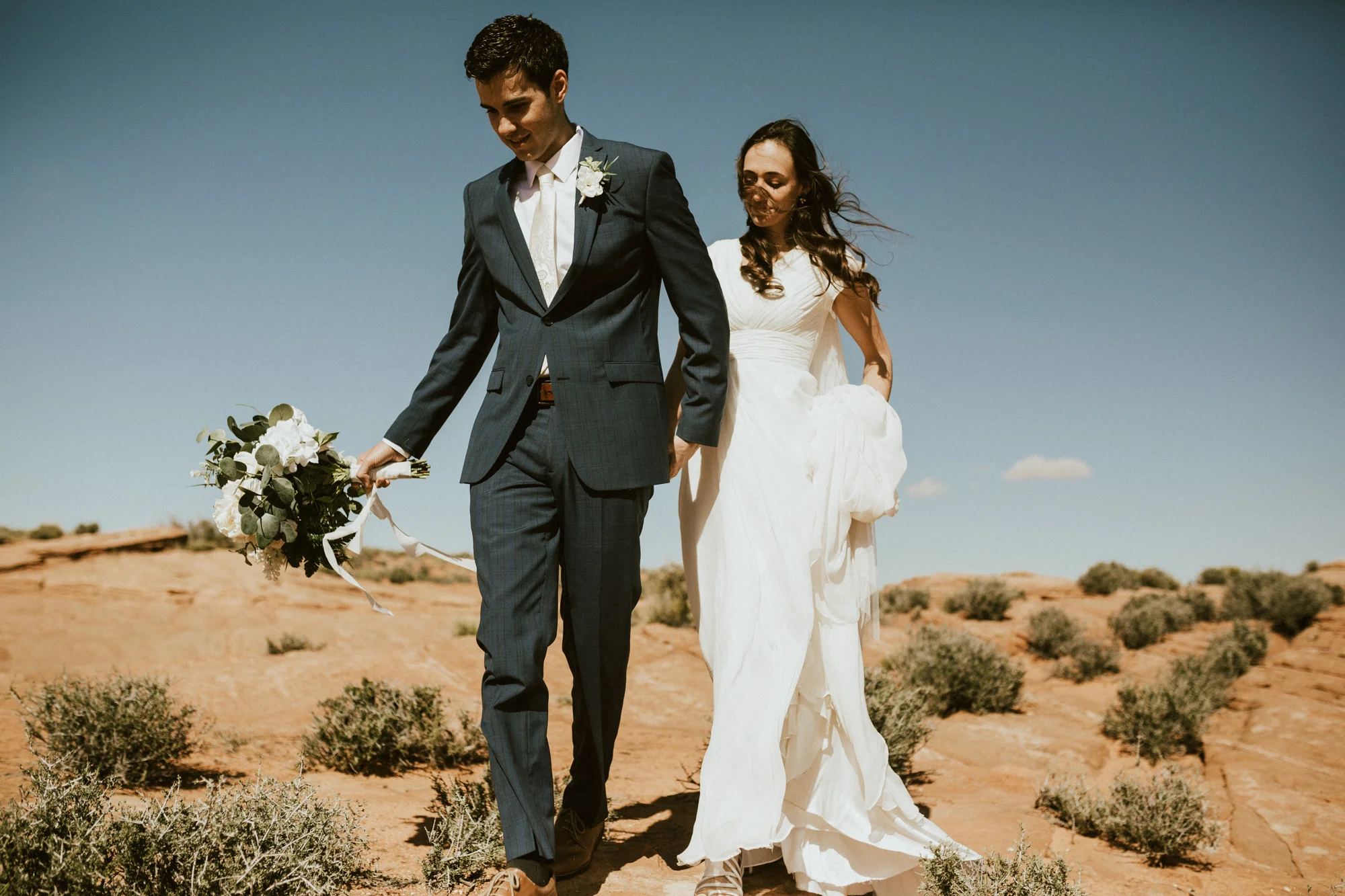 horseshoe bend bridal session