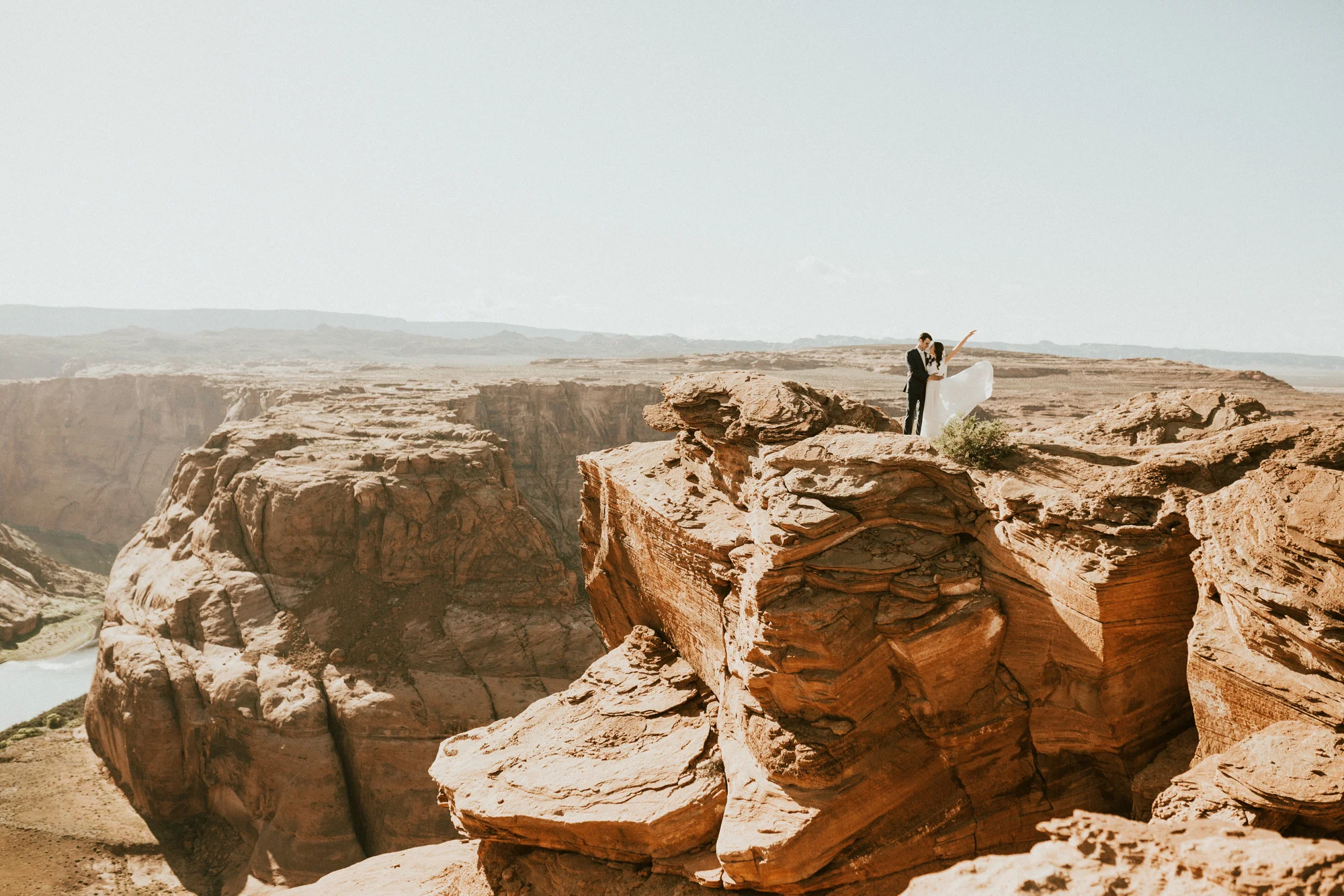 horseshoe bend bridal session