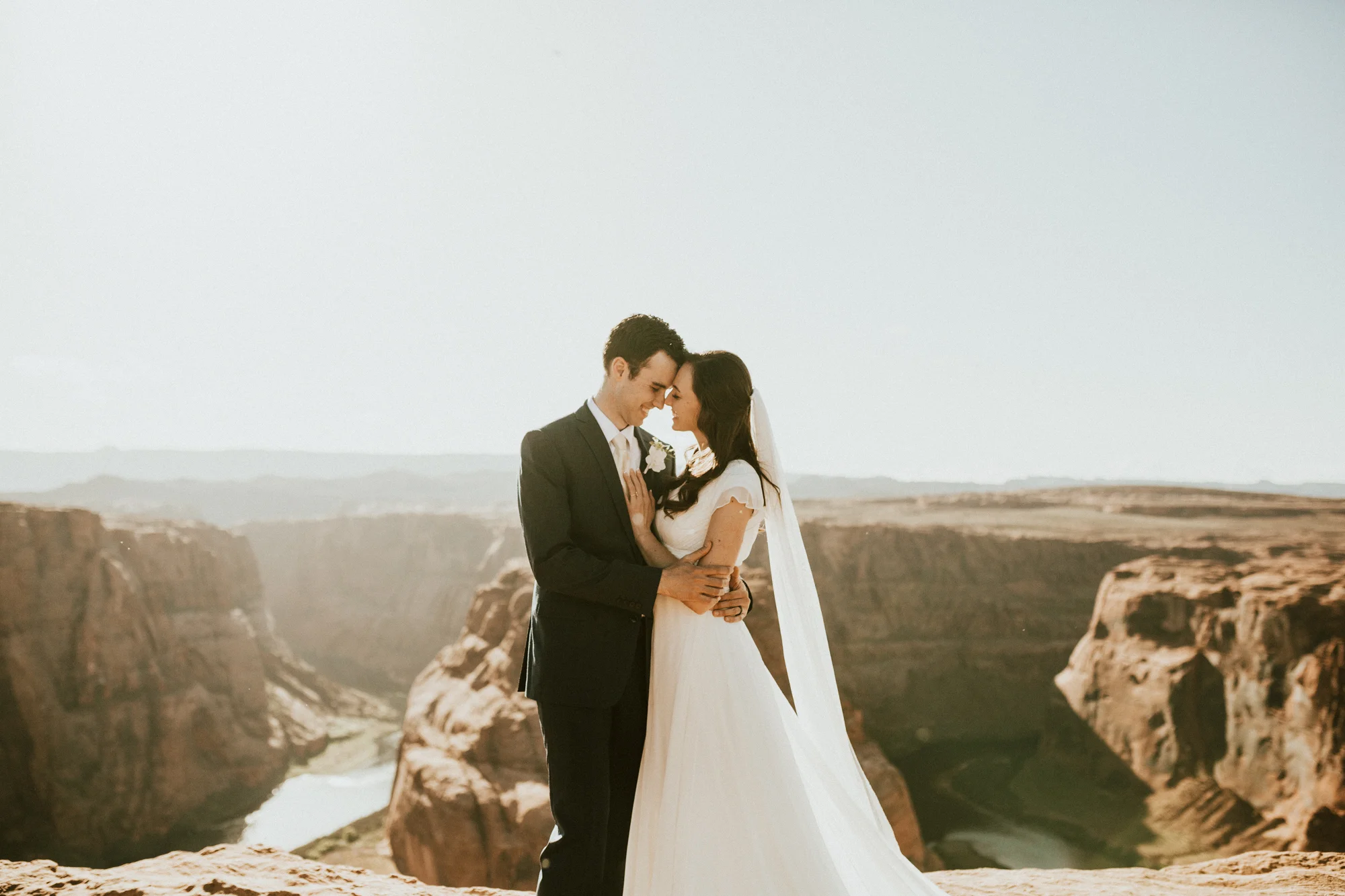 horseshoe bend bridal session