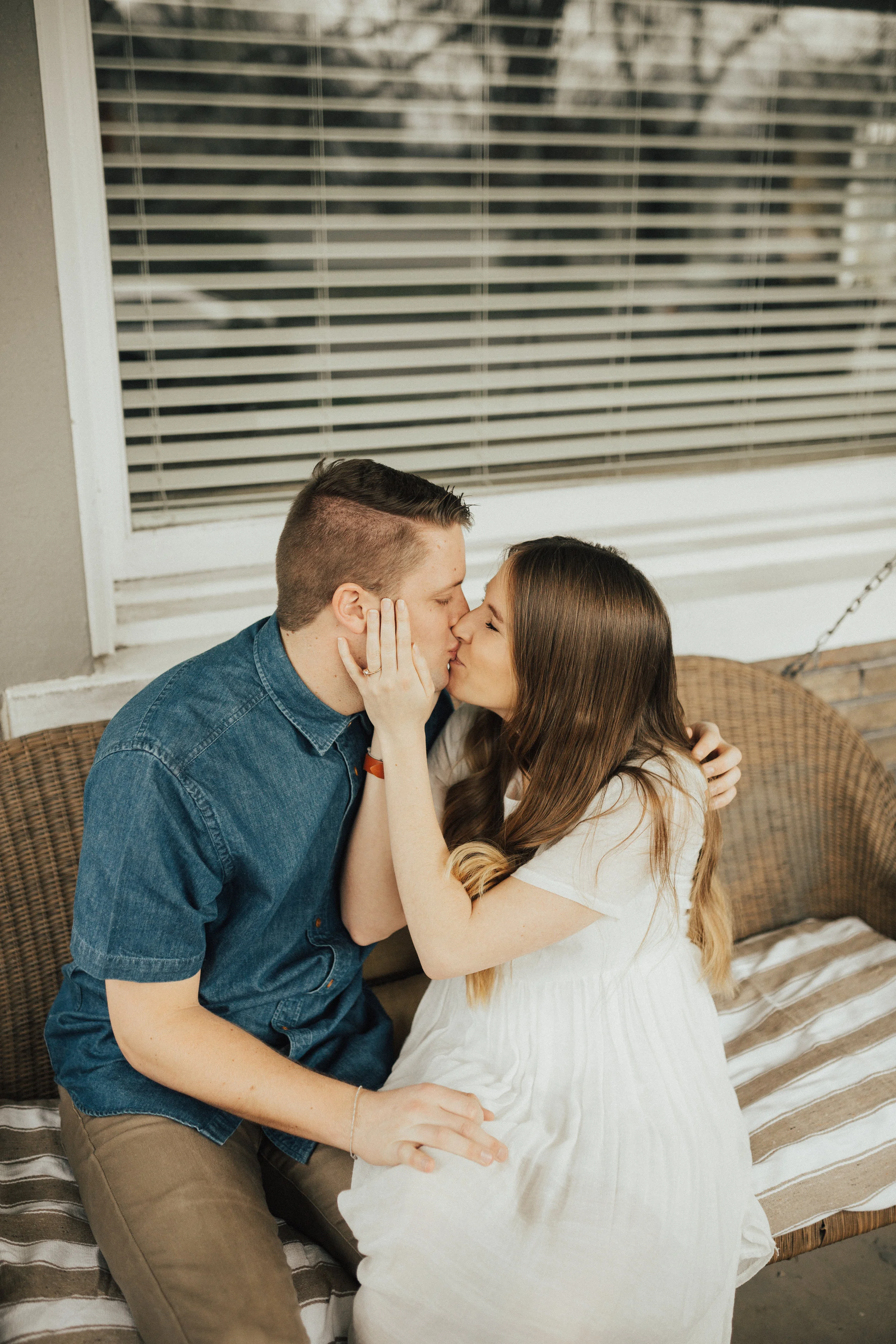 at home couples session